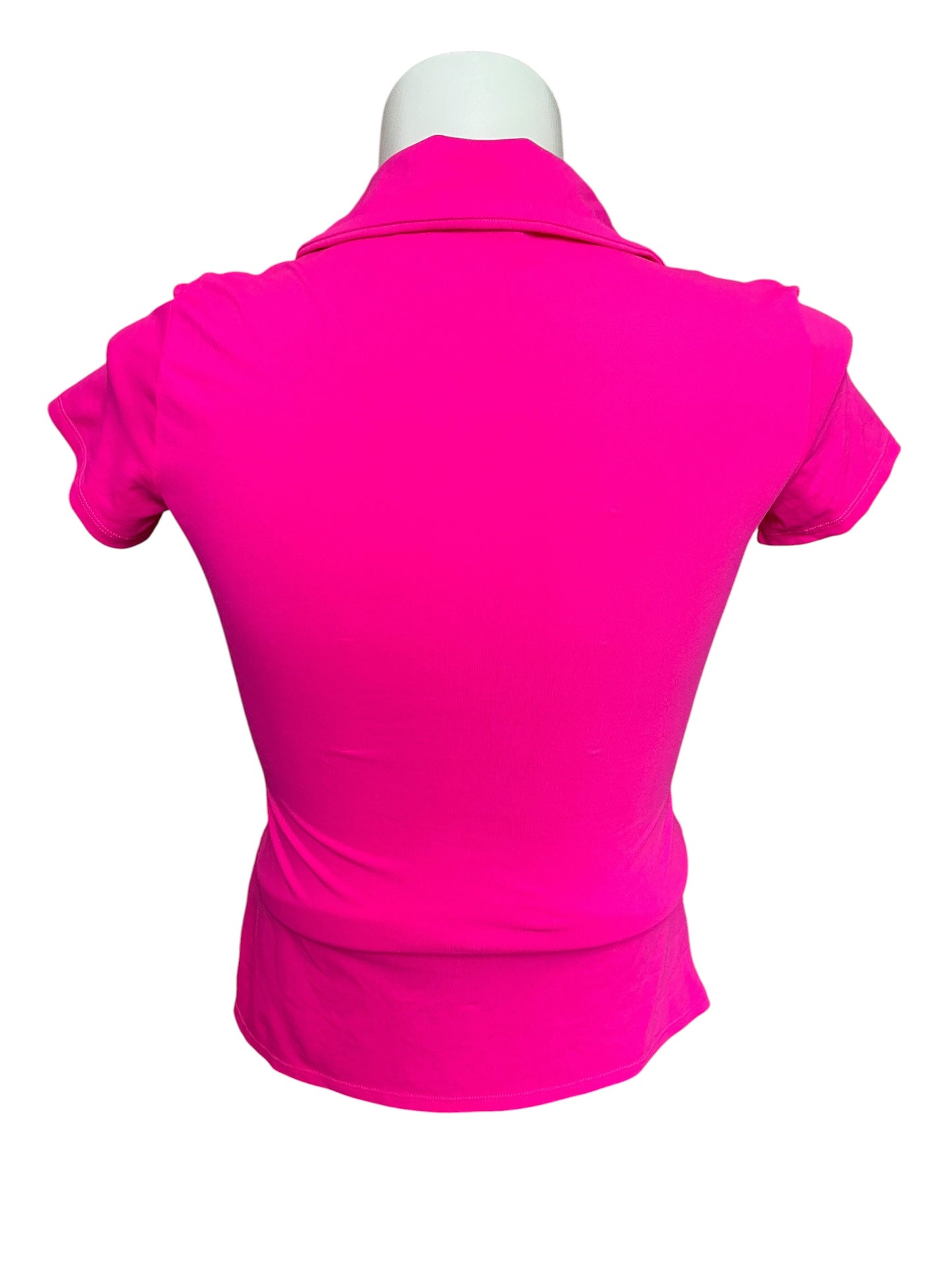 Lilly Pulitzer NWT Frida Half Zip Polo UPF 50+ Parigi Pink - Size S