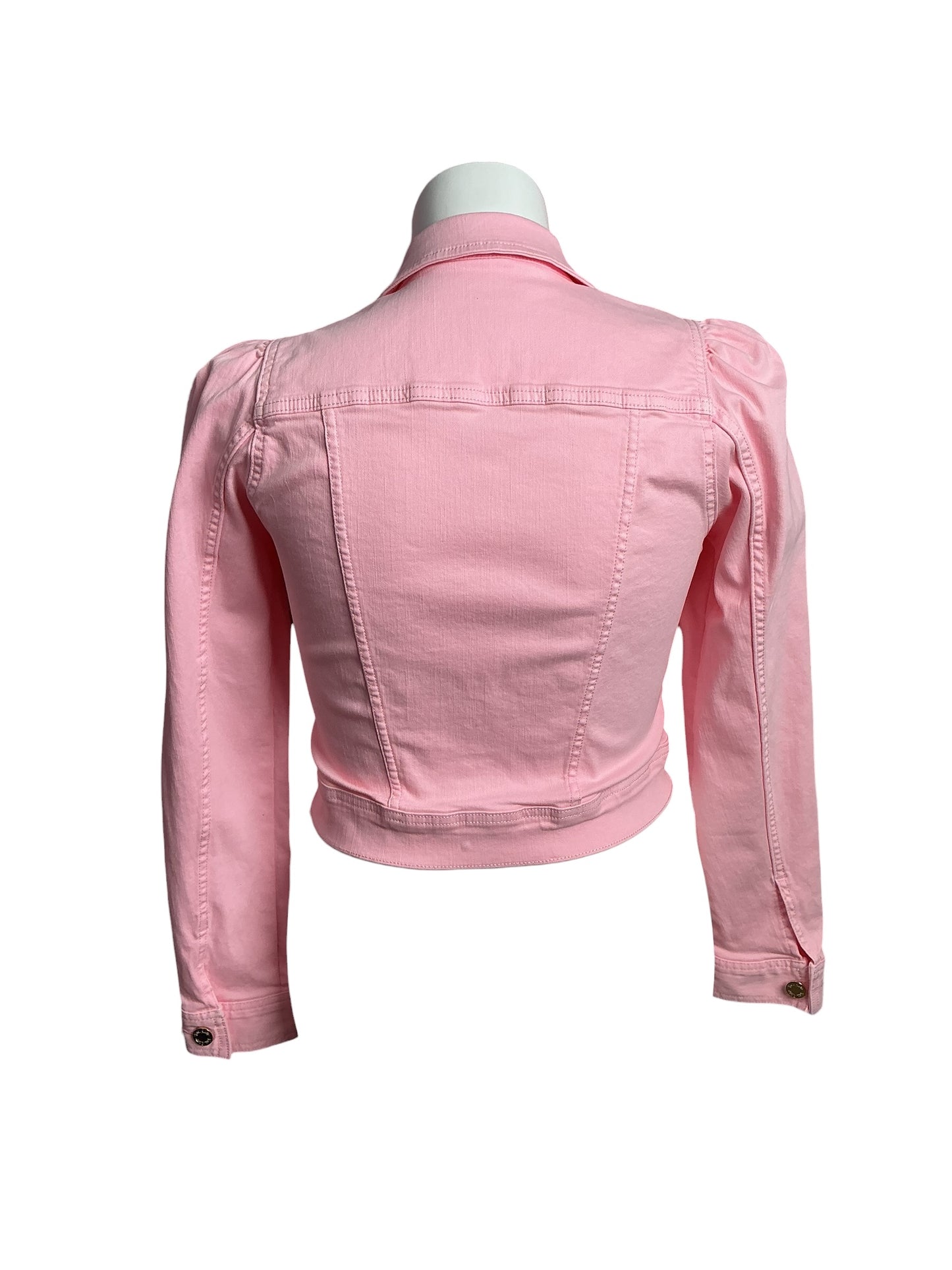 Lilly Pulitzer- NWT Layani Denim Jacket Calla Lilly Pink Size M