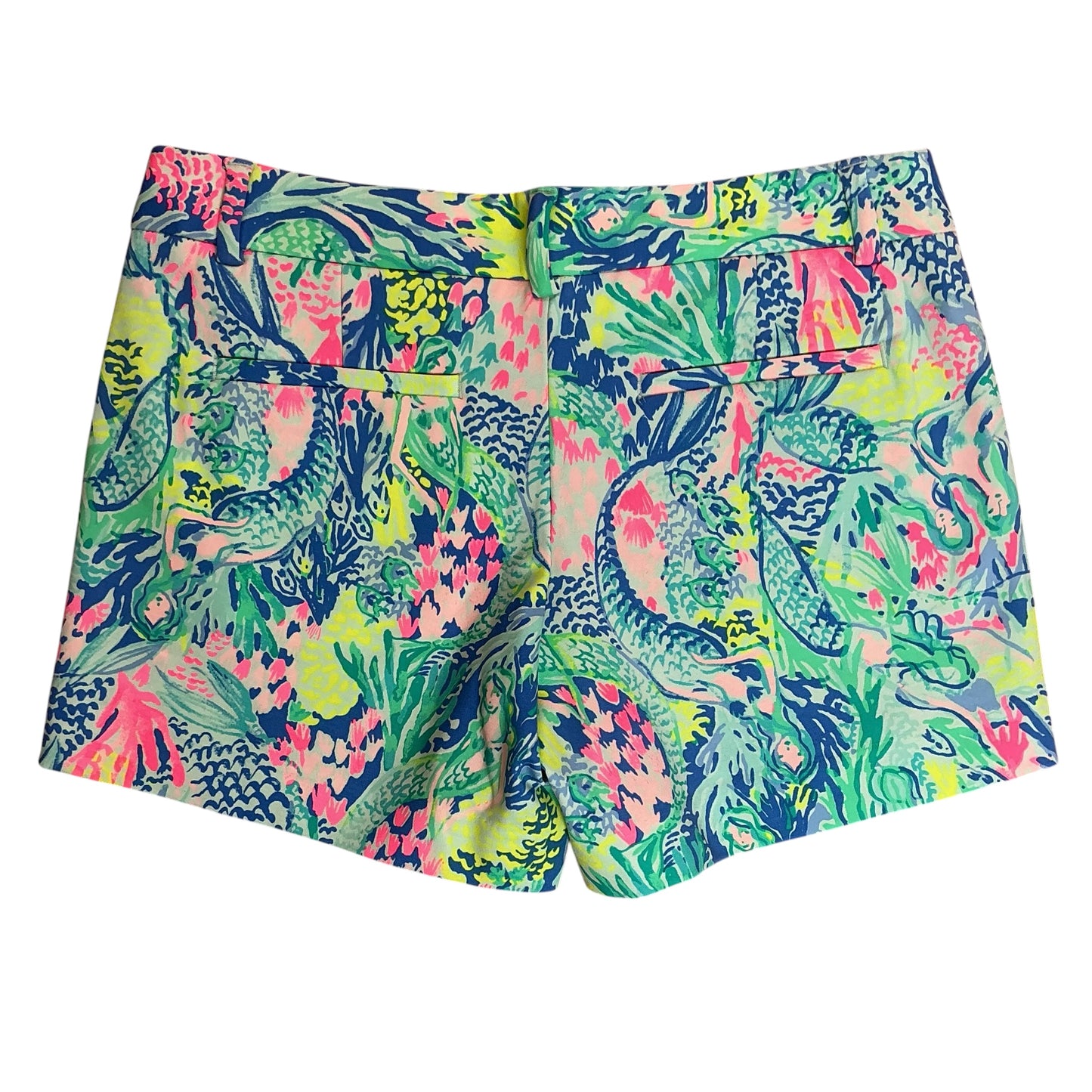 Lilly Pulitzer Callahan Stretch Shorts Mermaids Cove - Size 6