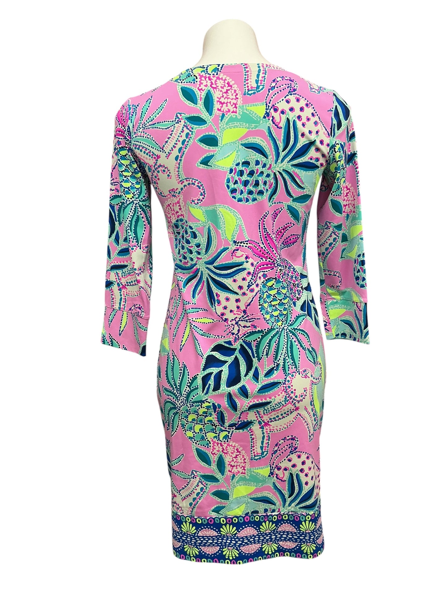 Lilly Pulitzer NWT UPF 50+ Nadine Dress Lilac Rose Chica Ticas Engineered ChillyLilly - Size S