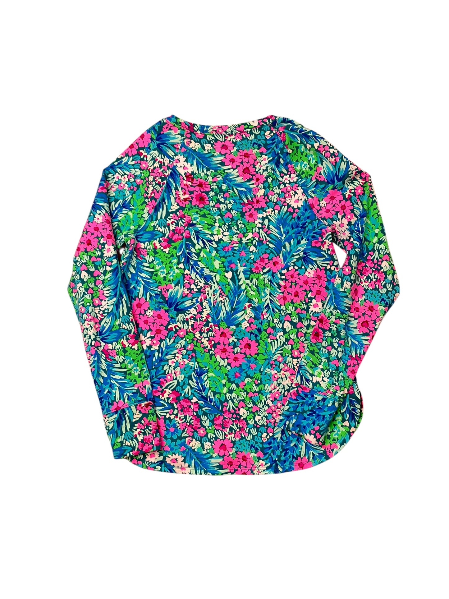 Lilly Pulitzer Blythe Pullover UPF 50+ - Multi Tiny Garden - Size S