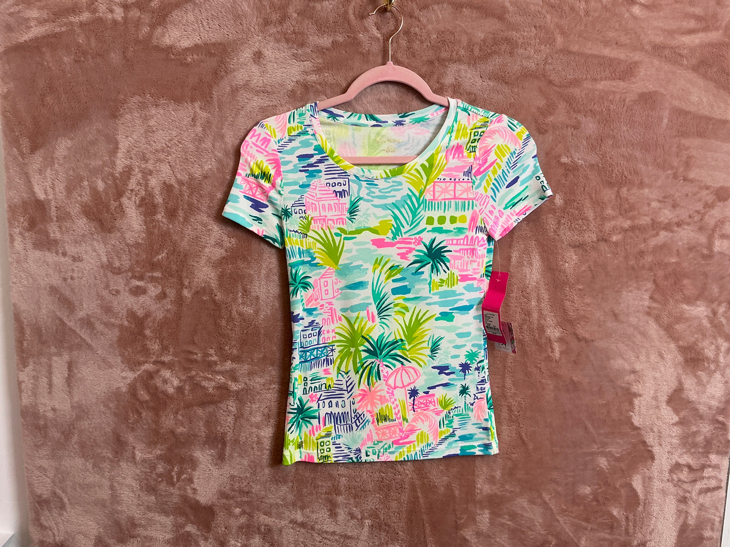 Lilly Pulitzer Top NWT - Halee Top - Multi - Private Island - Size XXS