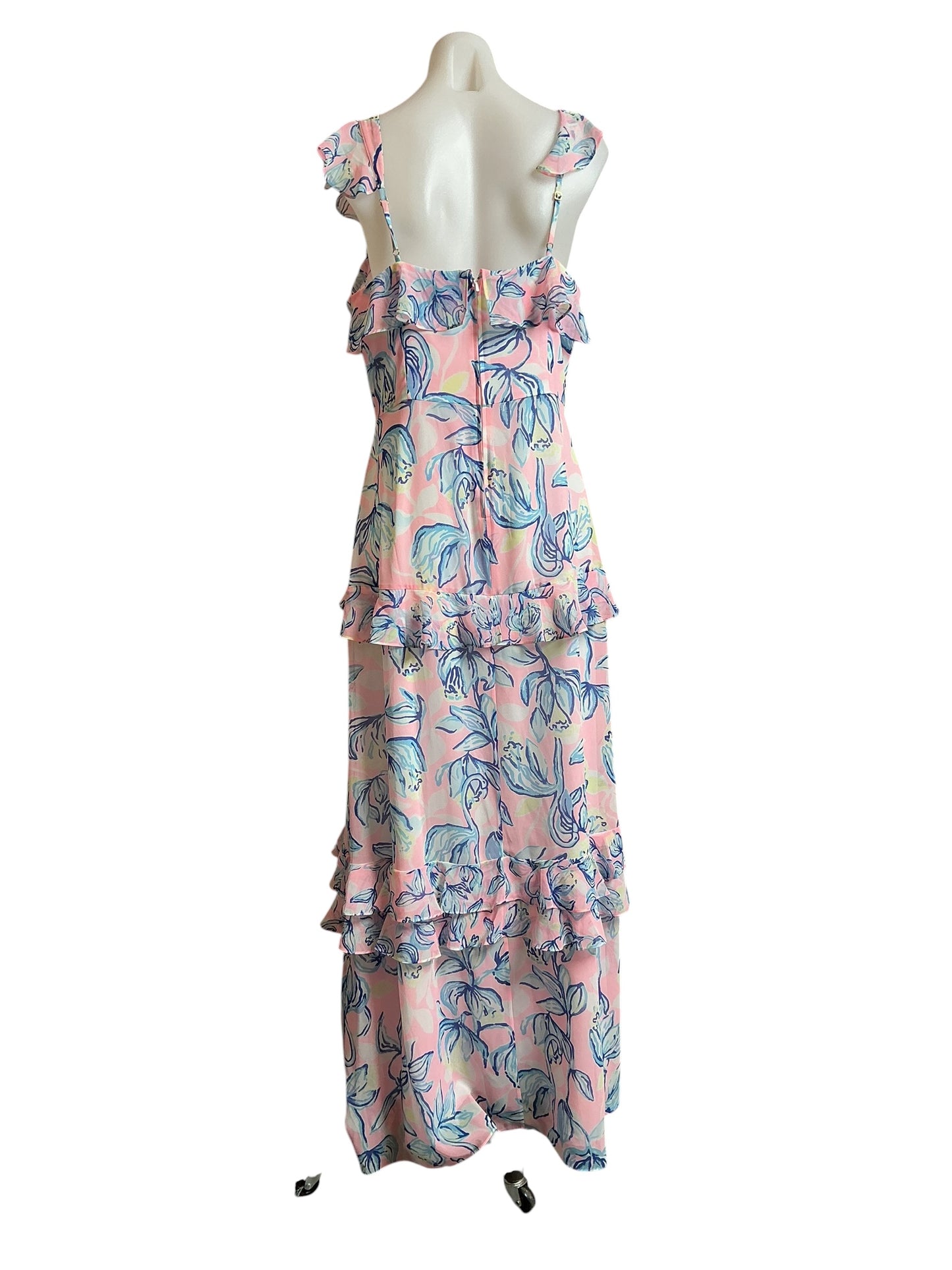 Lilly Pulitzer NWT Riland Maxi Dress Sweet Pea Chasing The Sun - Size 10