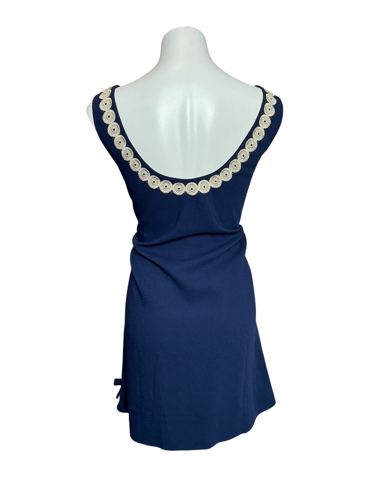 Lilly Pulitzer Stella Shift Dress True Navy - Size 14
