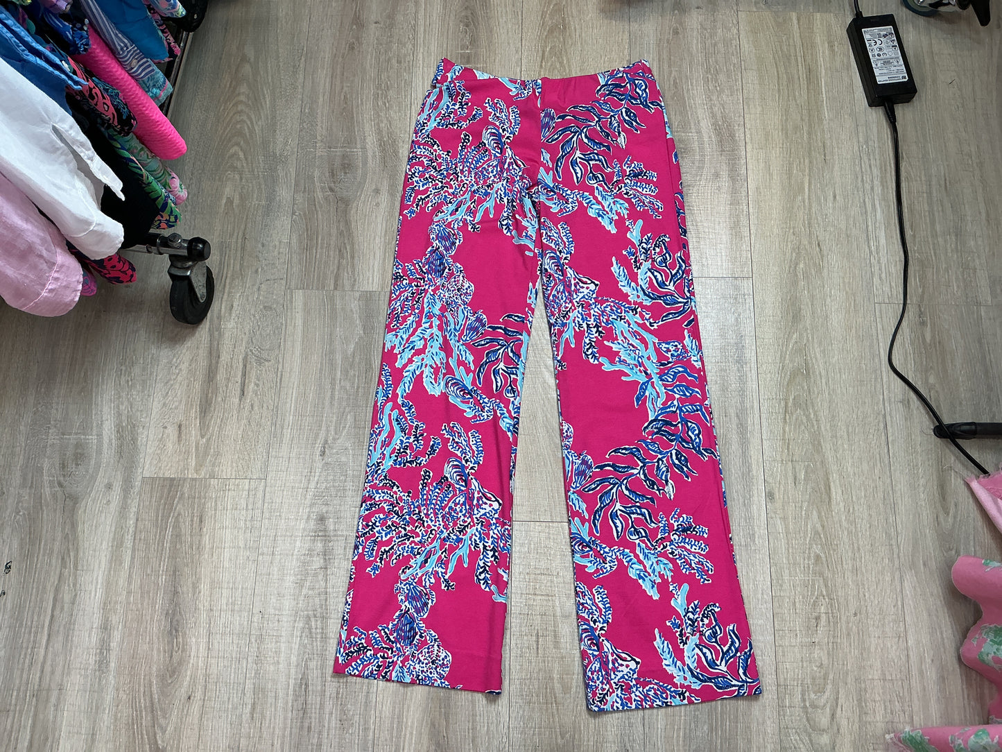 Lilly Pulitzer NWT Georgia May Palazzo Pant Capri Pink - Size M