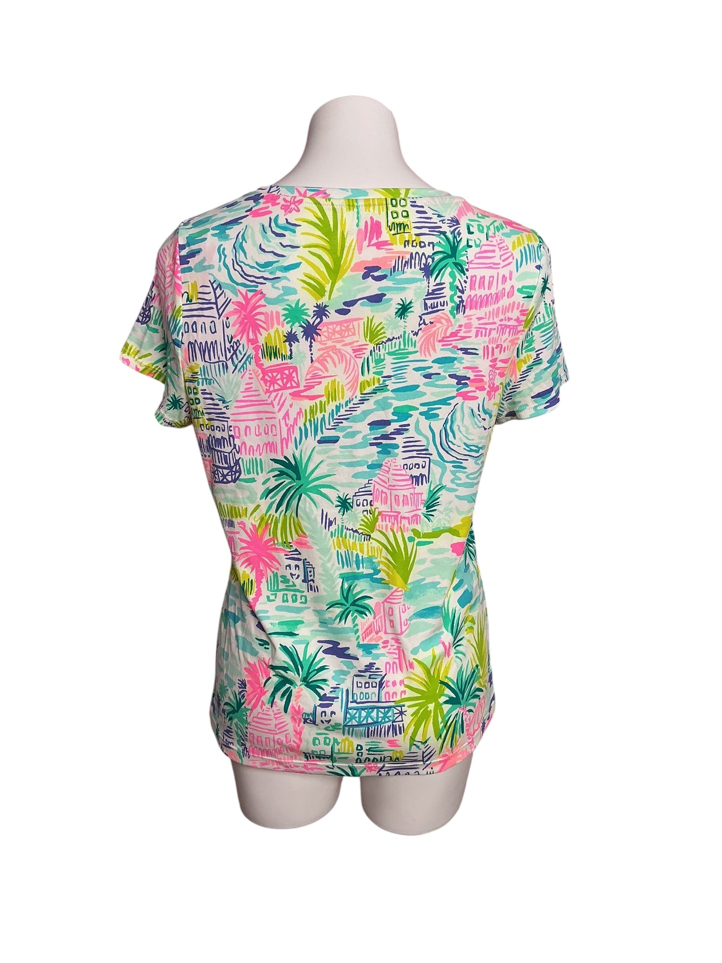 Lilly Pulitzer NWT Halee Top Multi Private Island - Size XL