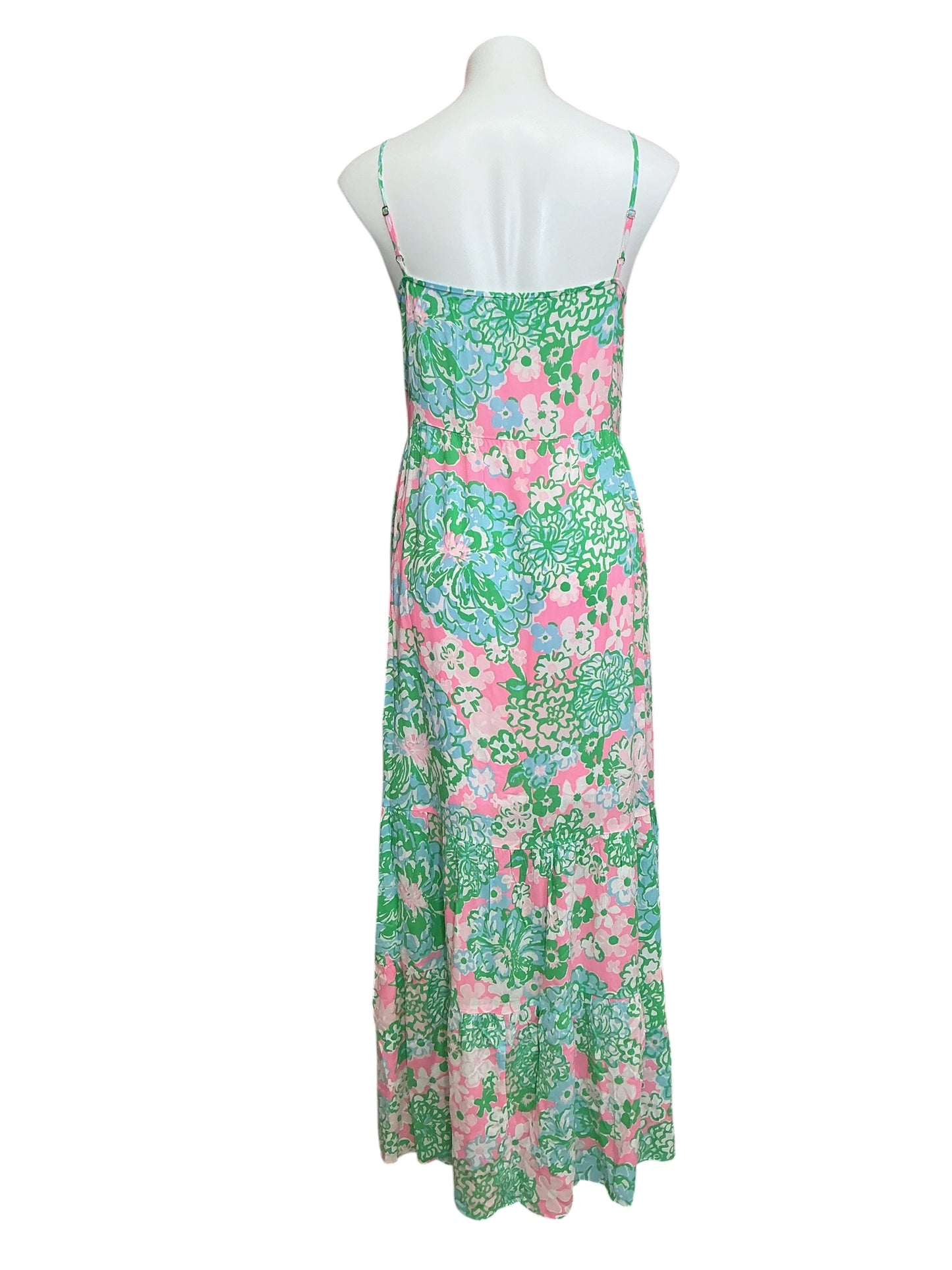 Lilly Pulitzer NWT Teresa Maxi Dress Multi Plumes In Bloom - Size XL