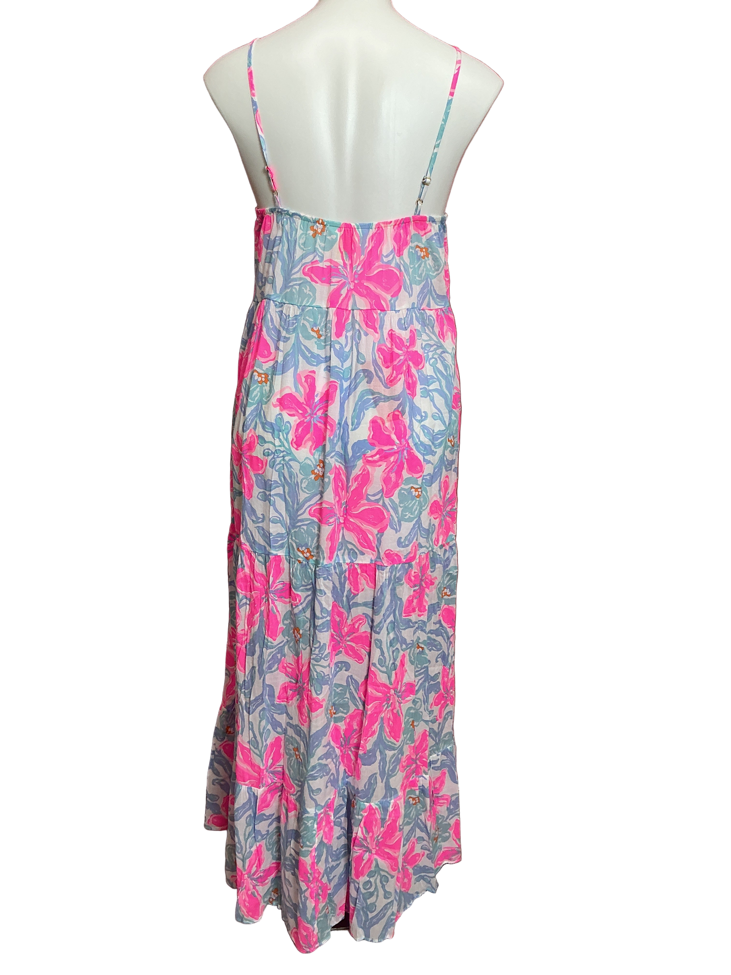 Lilly Pulitzer NWT Mazarin Maxi Coverup Multi Beachside Haven - Size XS