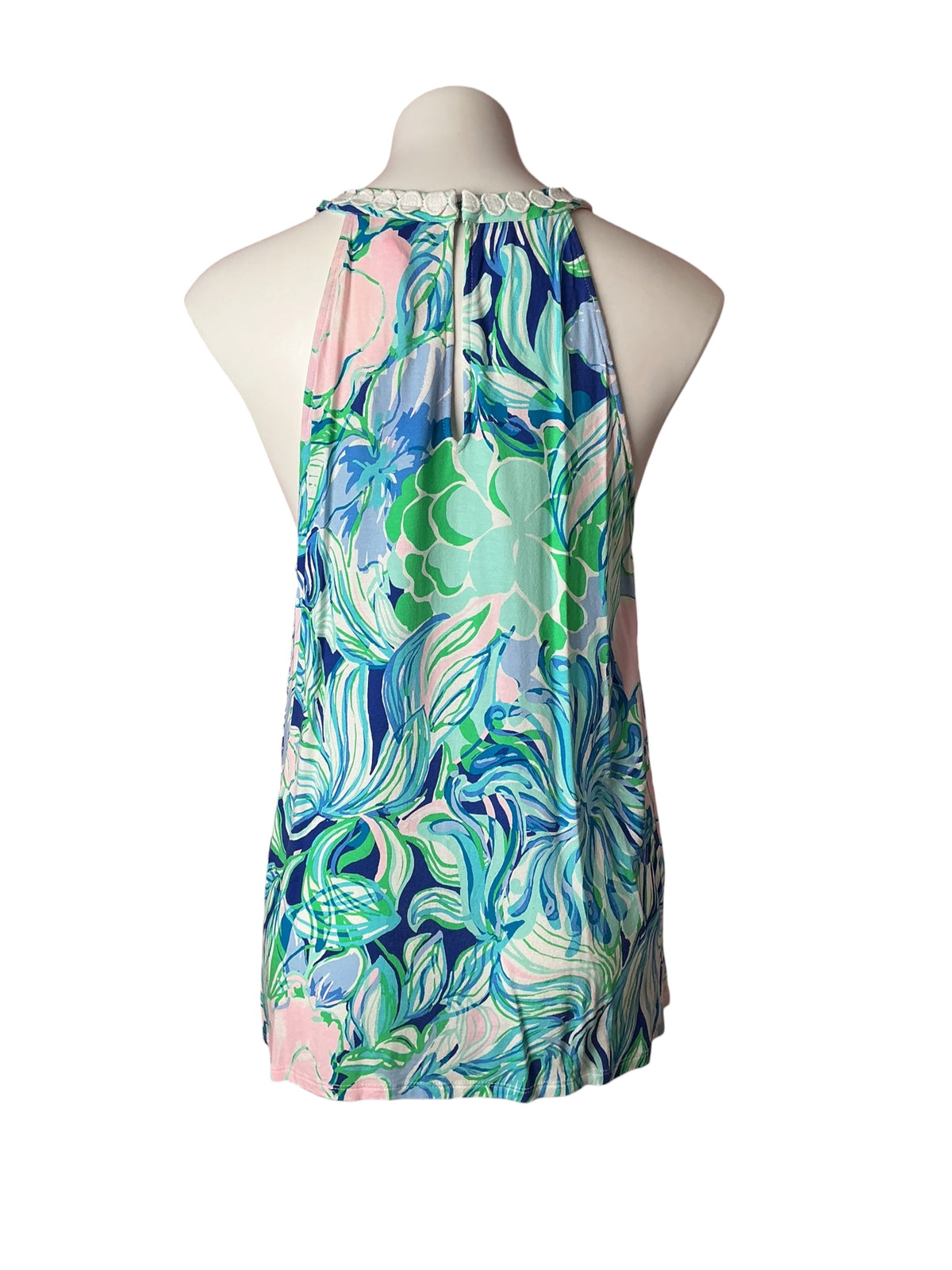 Lilly Pulitzer Halter Top Party Thyme - Size L