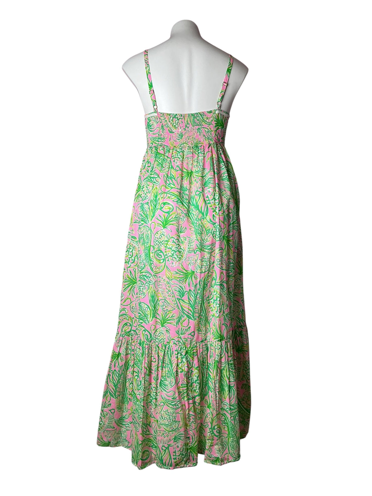Lilly Pulitzer Hiedi Maxi Dress Fins and Flippers - Size 4