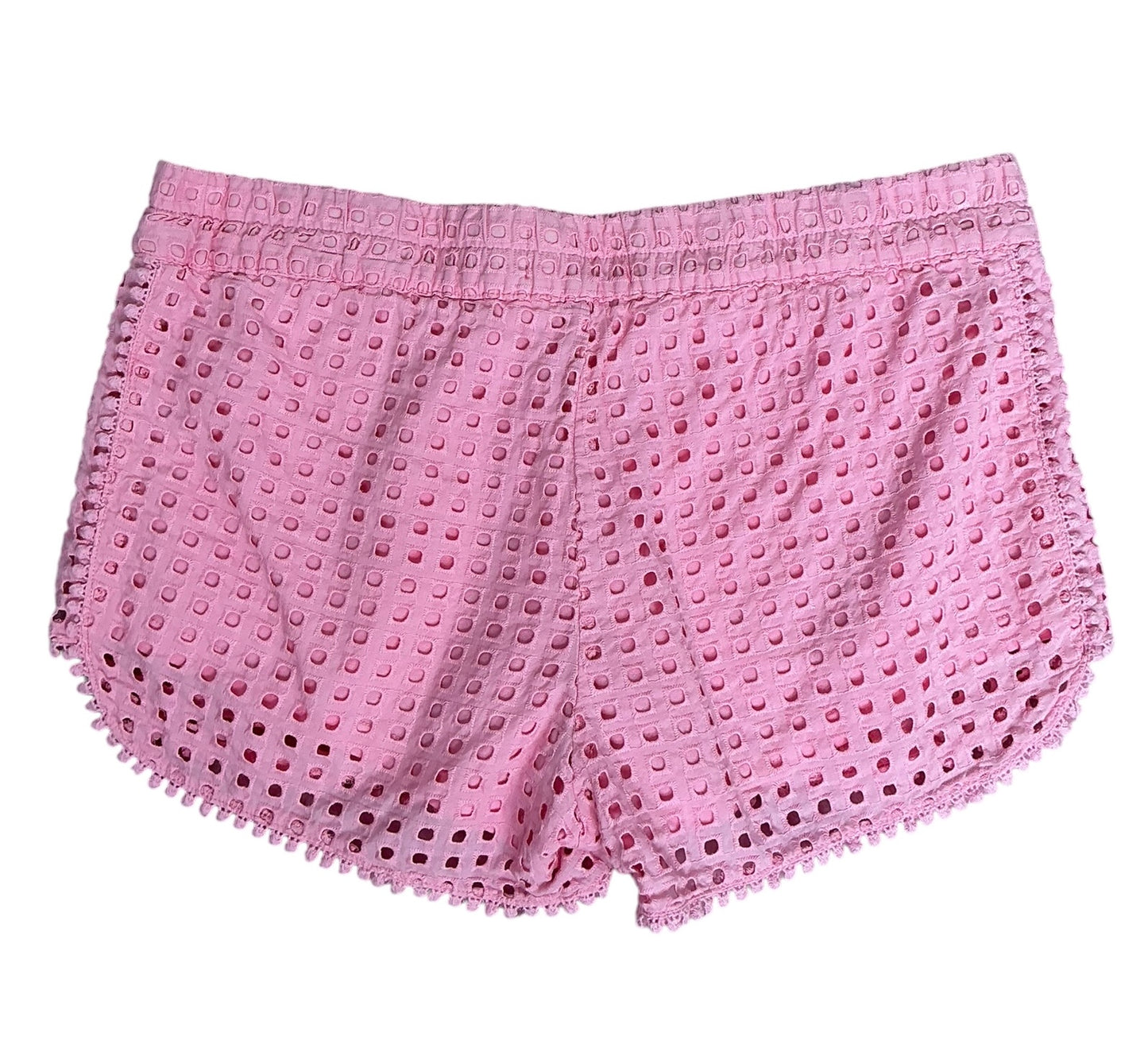 Lilly Pulitzer For Target Crochet Eyelet Shorts Palm Beach Pink - Size S