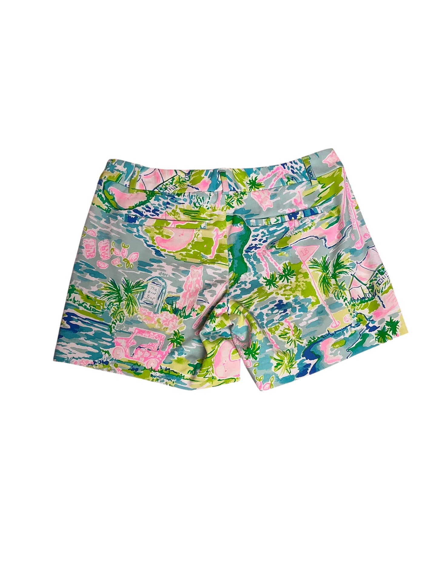 Lilly Pulitzer Callahan Knit Short Multi Honda Classic Toile - Size 00