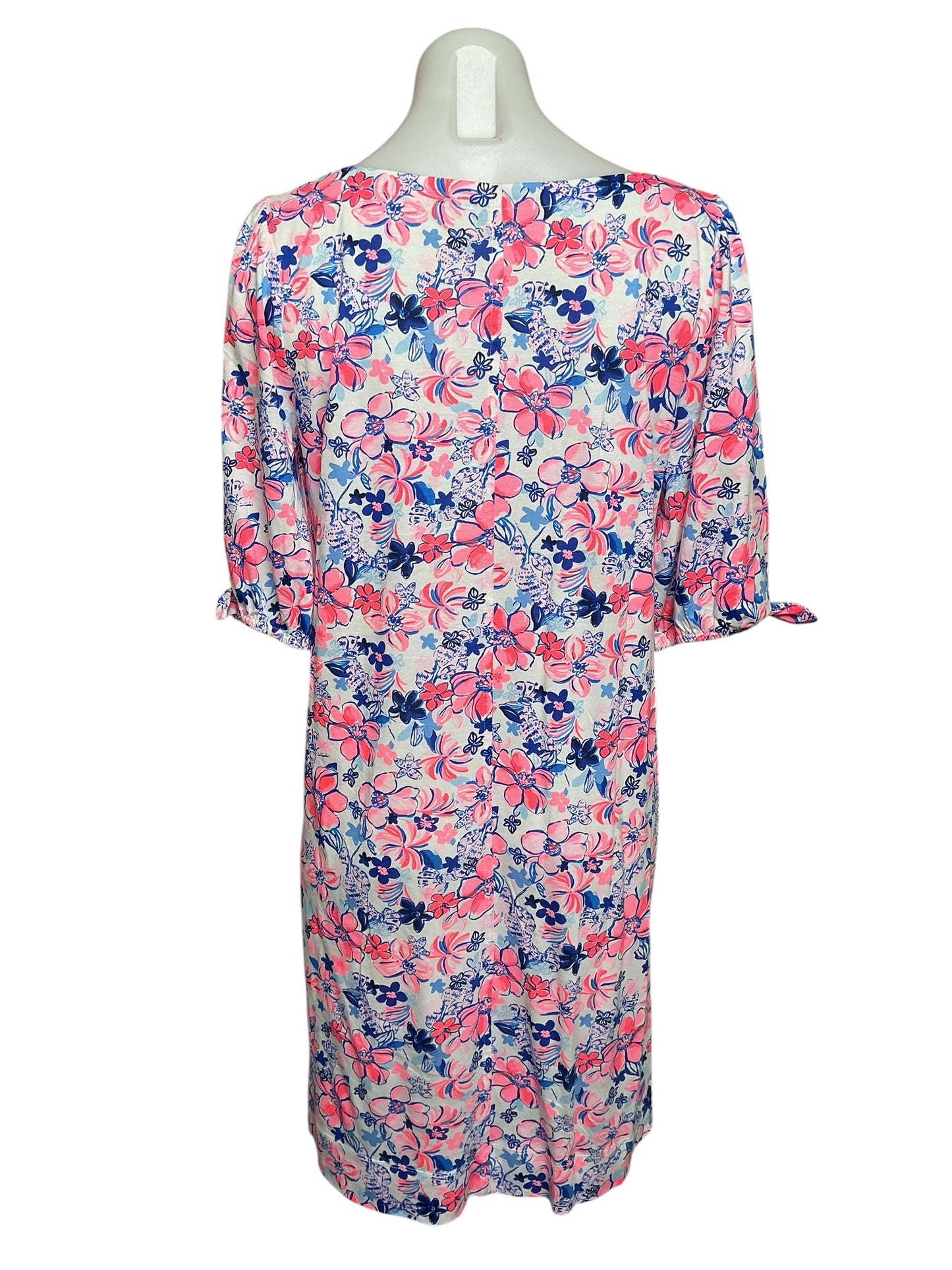 Lilly Pulitzer Easley Short Sleeve Dress For The Fans - Size M