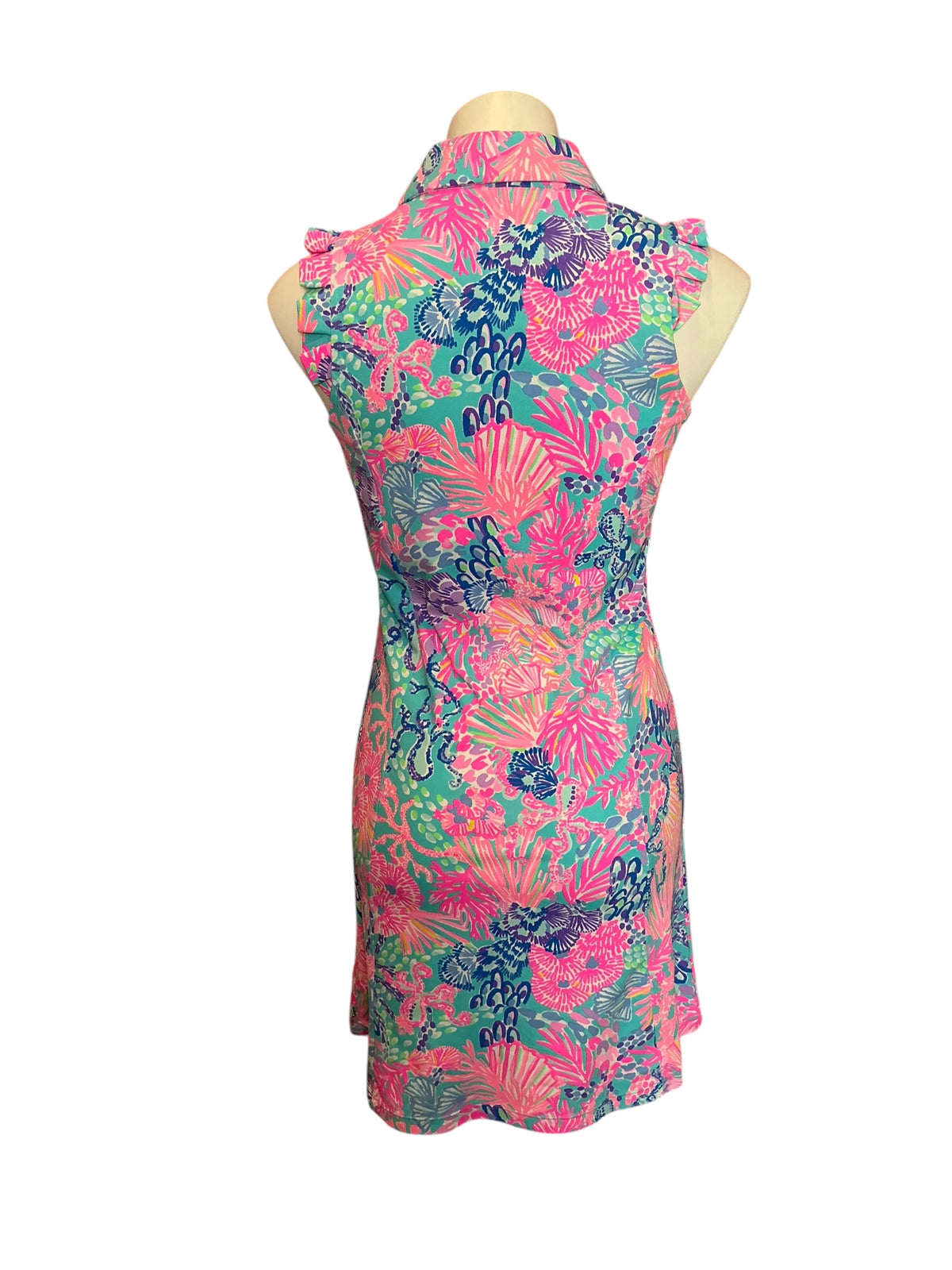 Lilly Pulitzer Luxletic Silvia Dress Splendor in the Sand- Size XS