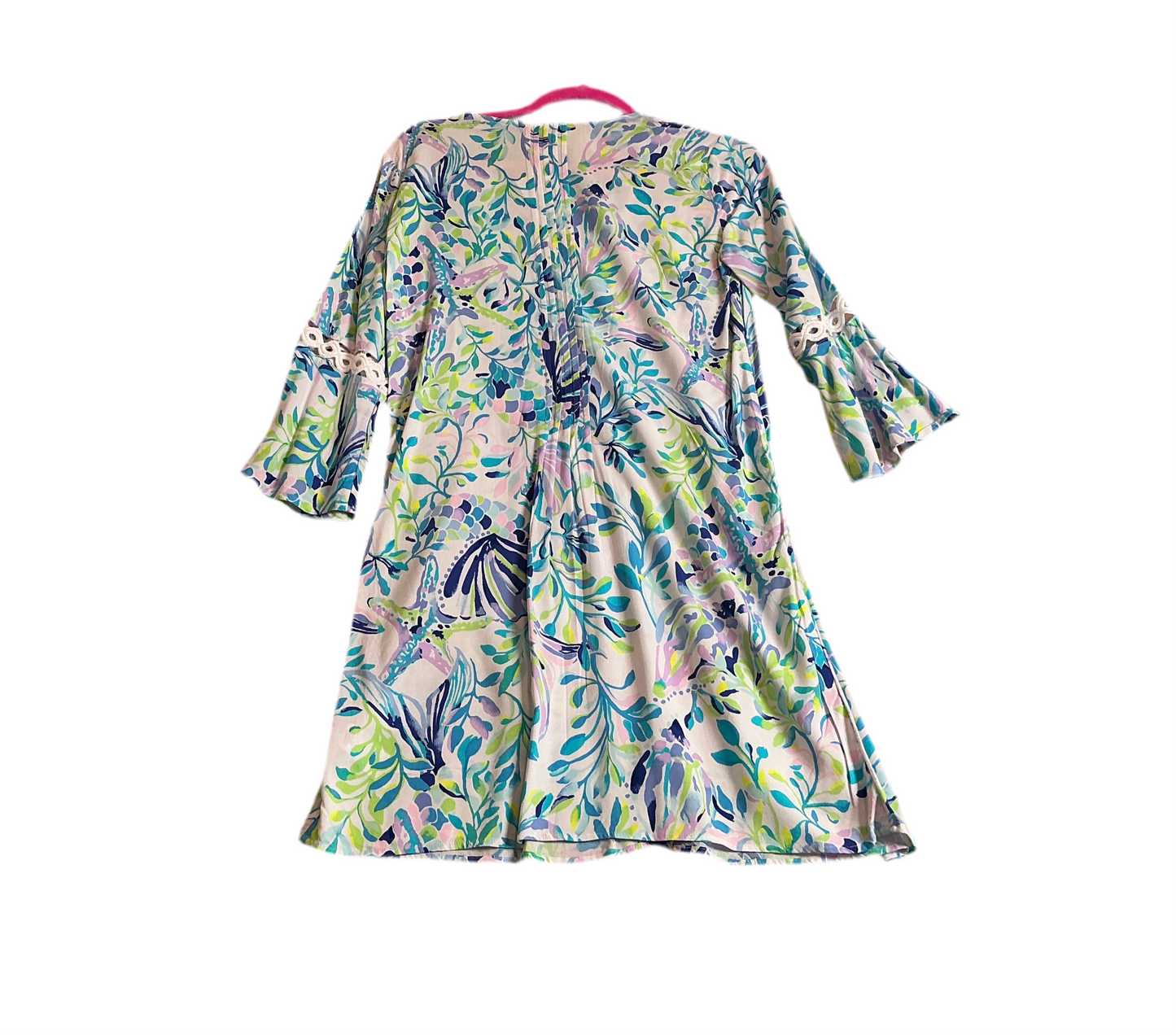 Lilly Pulitzer Hollie Tunic Dress in the Resort White Shell Beach print - Size XS