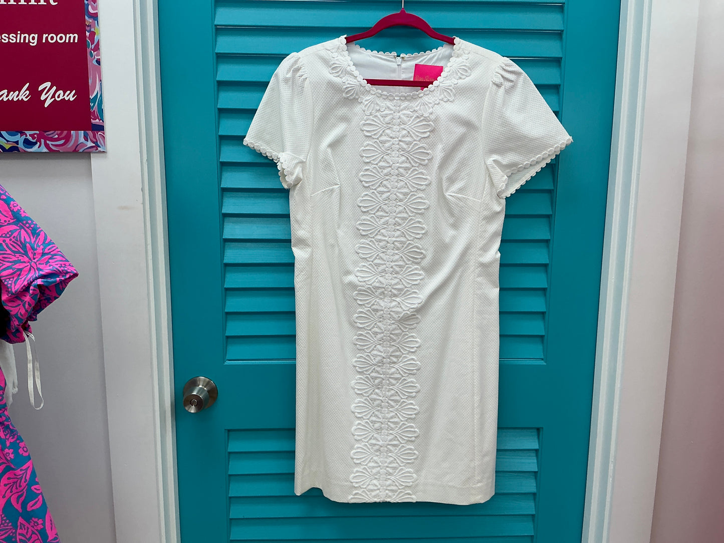 Lilly Pulitzer NWT Maisie Stretch Shift Resort White - Size 12