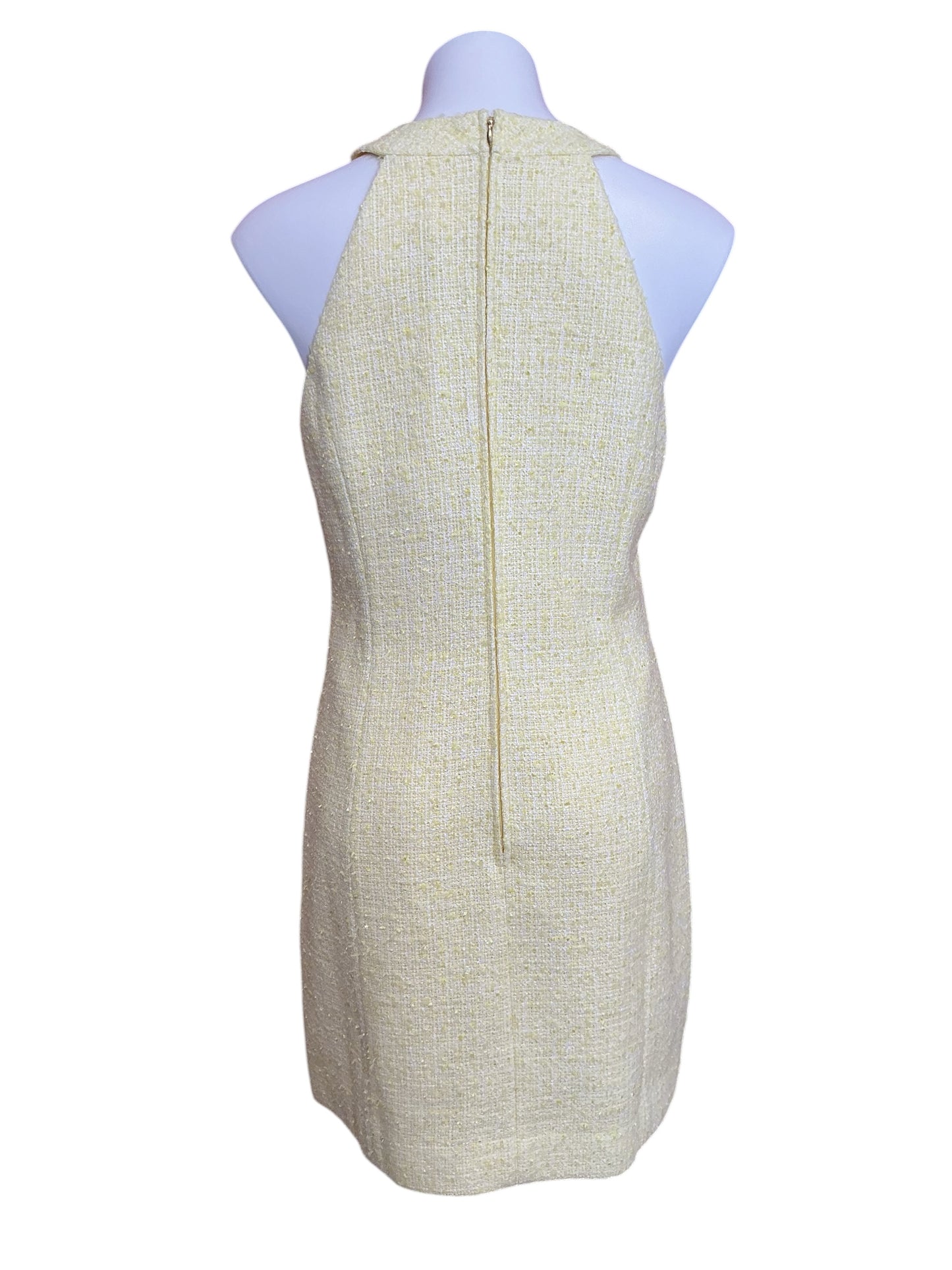 Lilly Pulitzer NWT Margarete Skirted Romper Finch Yellow Chic Chick Boucle - Size 10