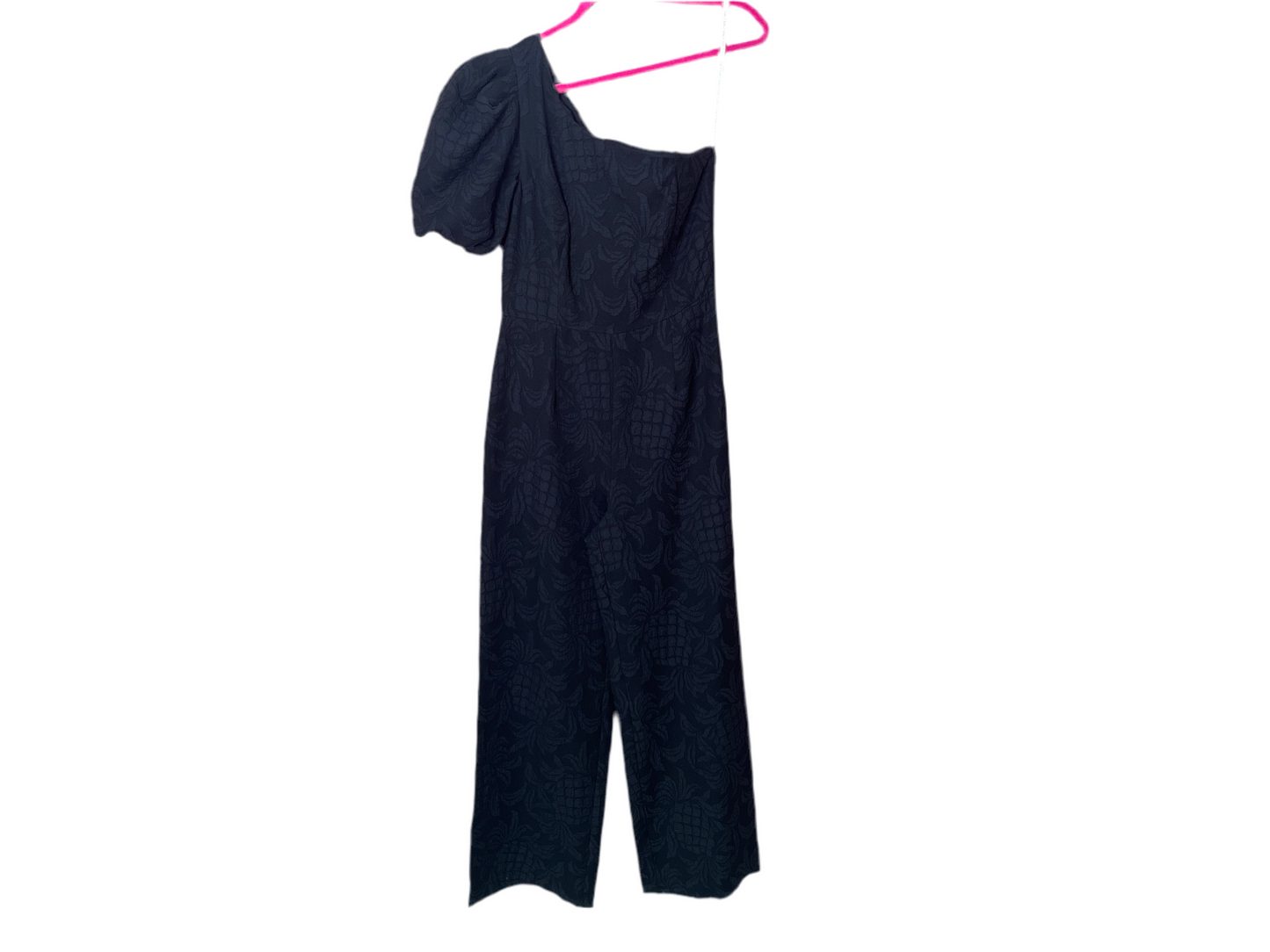 Lilly Pulitzer Black Brialyn One Shoulder Jumpsuit Size 4