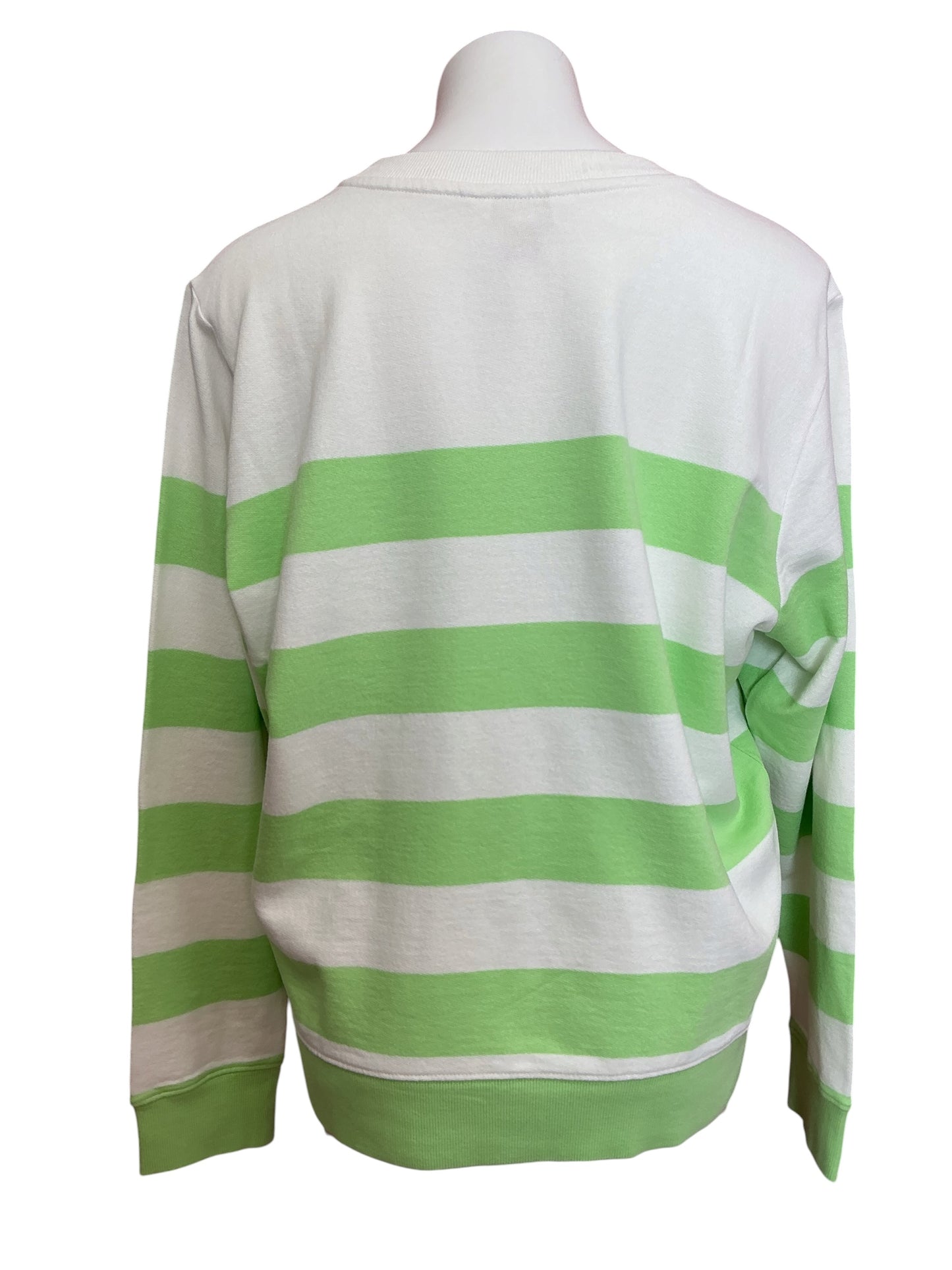 Lilly Pulitzer Ballad Long Sleeve Sweatshirt Top Multi Pineapple Embellishment - Size M