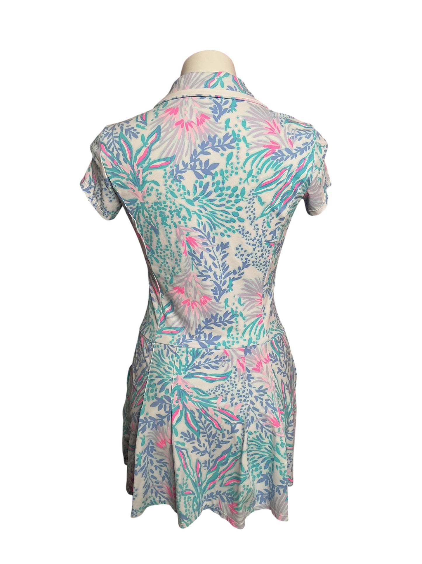 Lilly Pulitzer UPF 50+ Luxletic Jessamy Dress Via Del Mar - Size XS