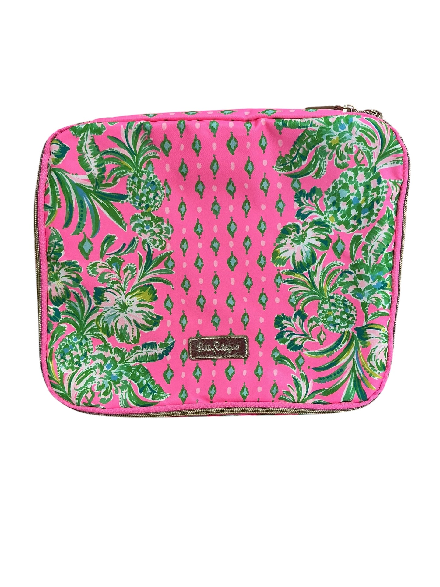 Lilly Pulitzer 2PC Set Travel Case Packing Cube Set Oh Diamond Girl