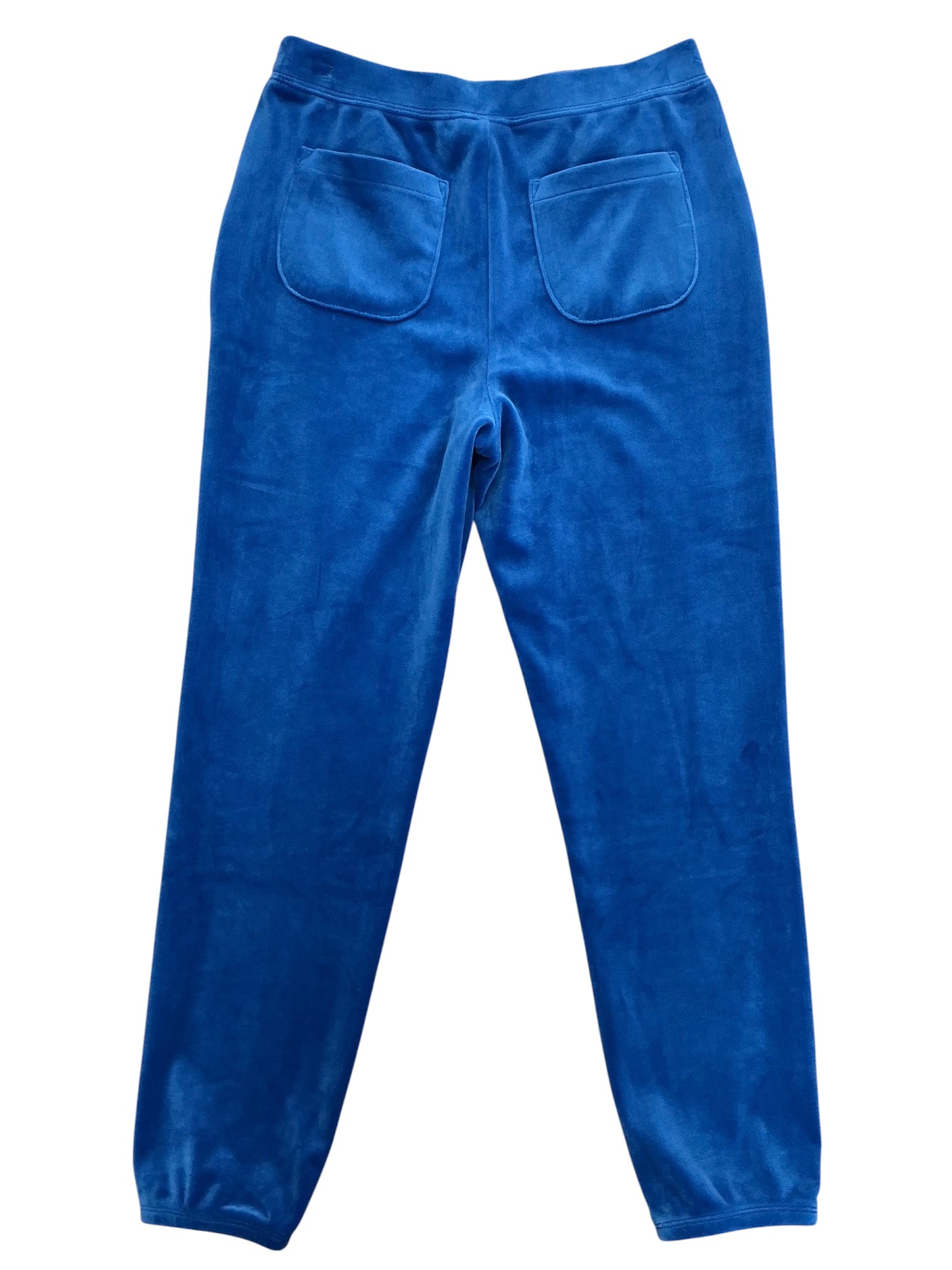 Lilly Pulitzer Kids Girls Mini Mallie Velour Pants Royal Blue - Size L 8-10