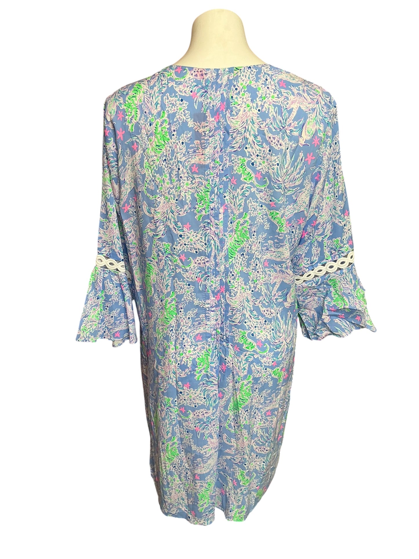 Lilly Pulitzer Hollie Tunic Dress Turtley Awesome - Size XL