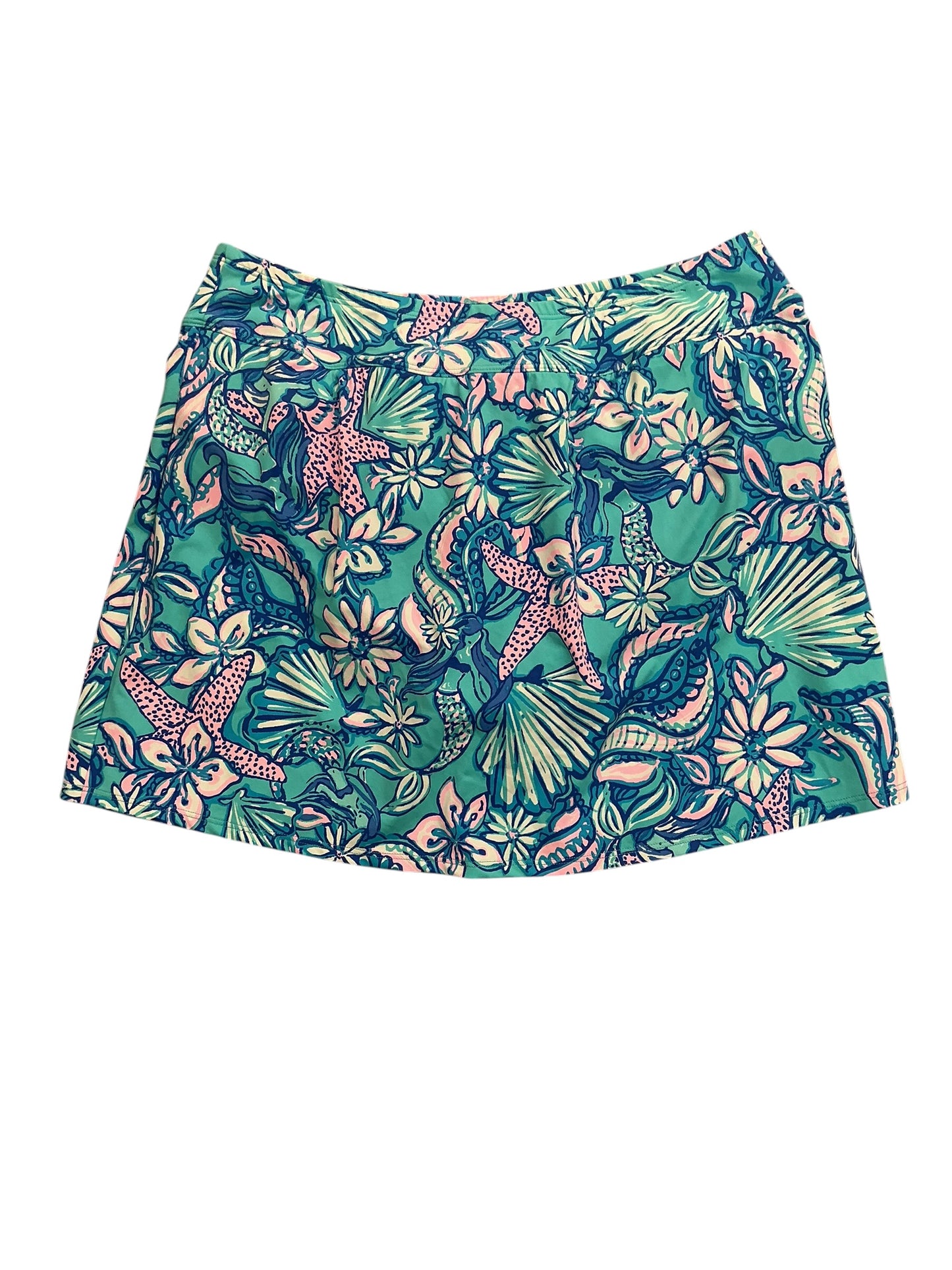 Lilly Pulitzer NWT Kellyann Skirted Bottom Amalfi Blue Sound The Sirens - Size 10