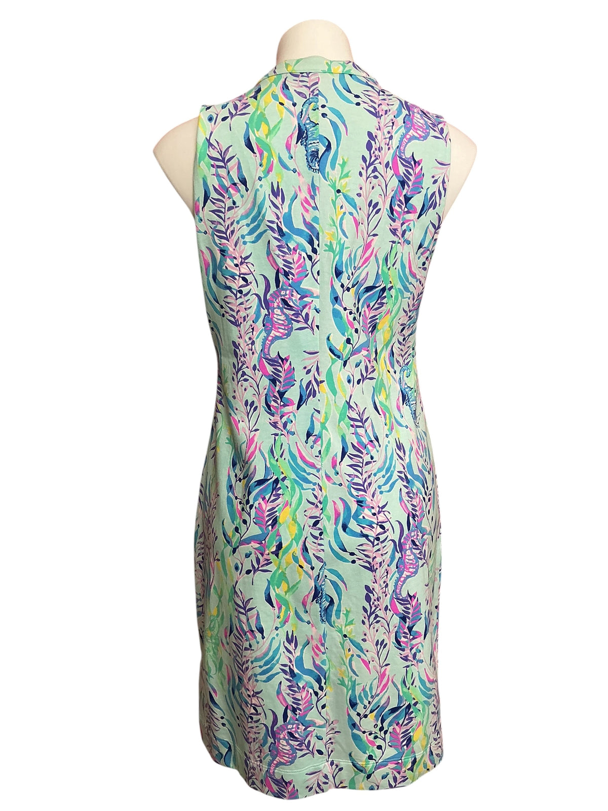 Lilly Pulitzer Sherryn Shift Dress Blue Oasis Swim Shady - Size M