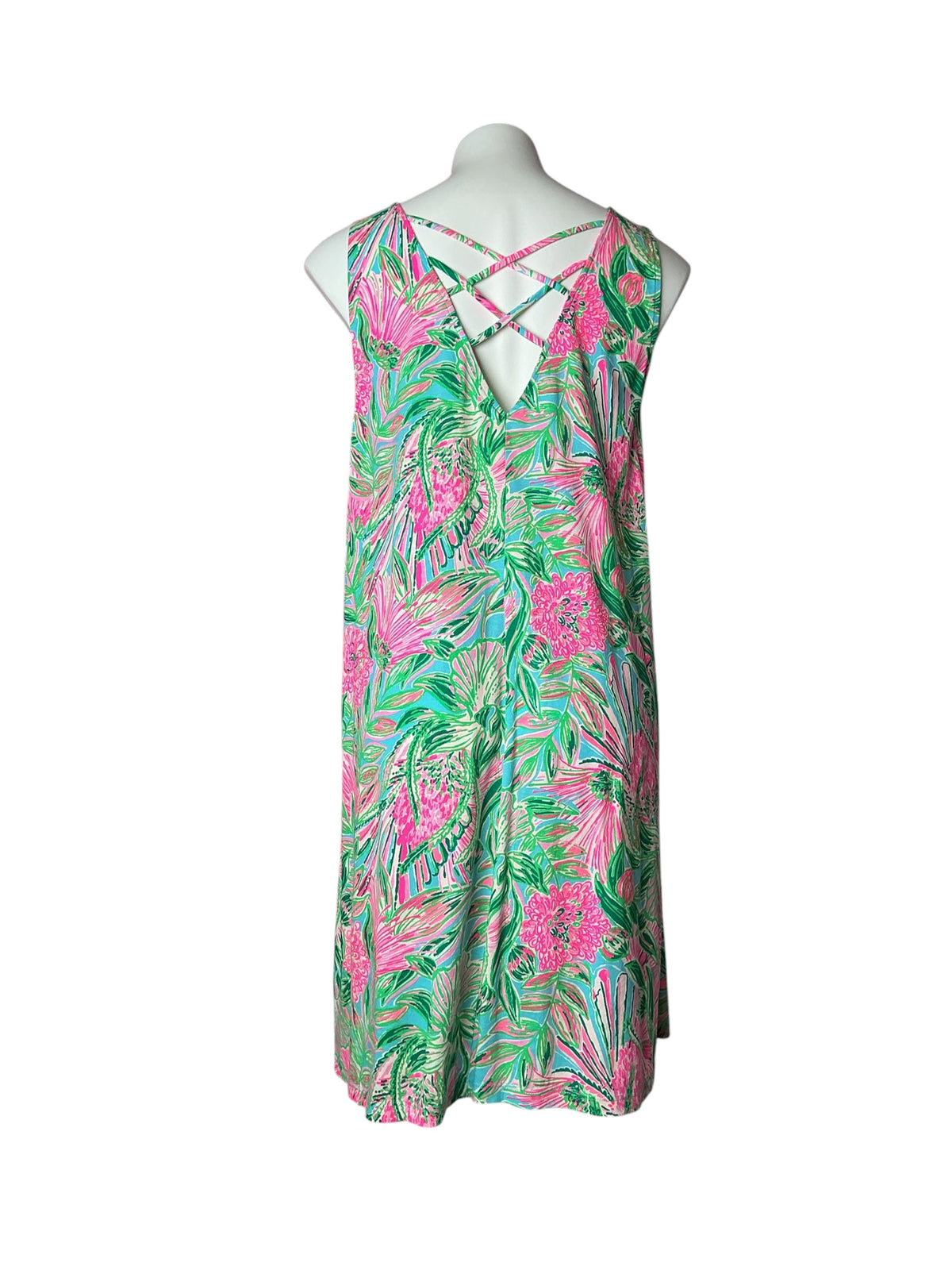 Lilly Pulitzer Kristen Swing Dress Coming In Hot - Size L