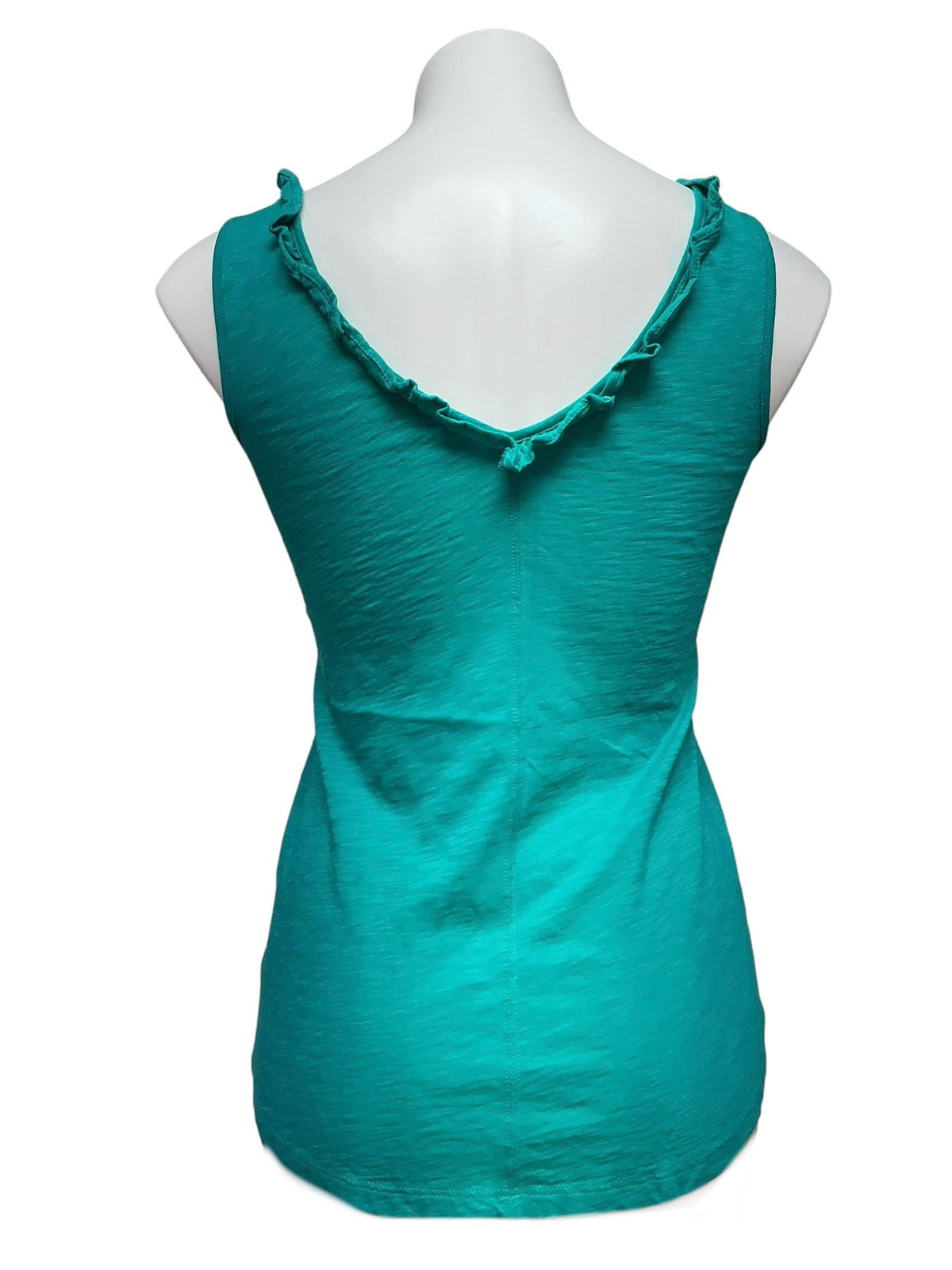Lilly Pulitzer Gigi Ruffle Tank Water Lilly Green - Size XXS