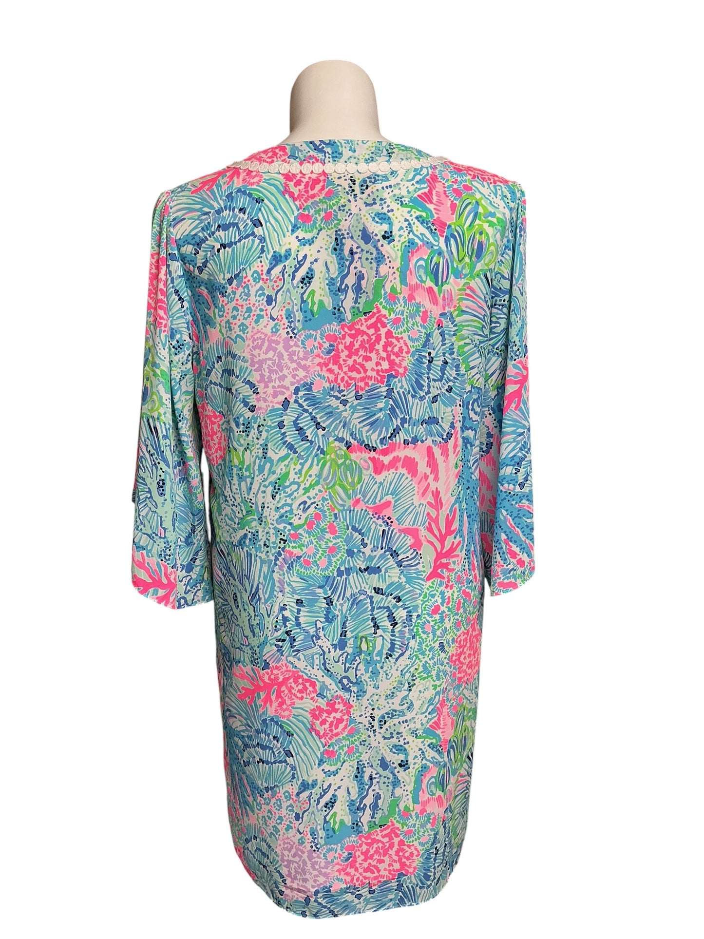 Lilly Pulitzer Delancey Dress - Multi Sink Or Swim - Size XL