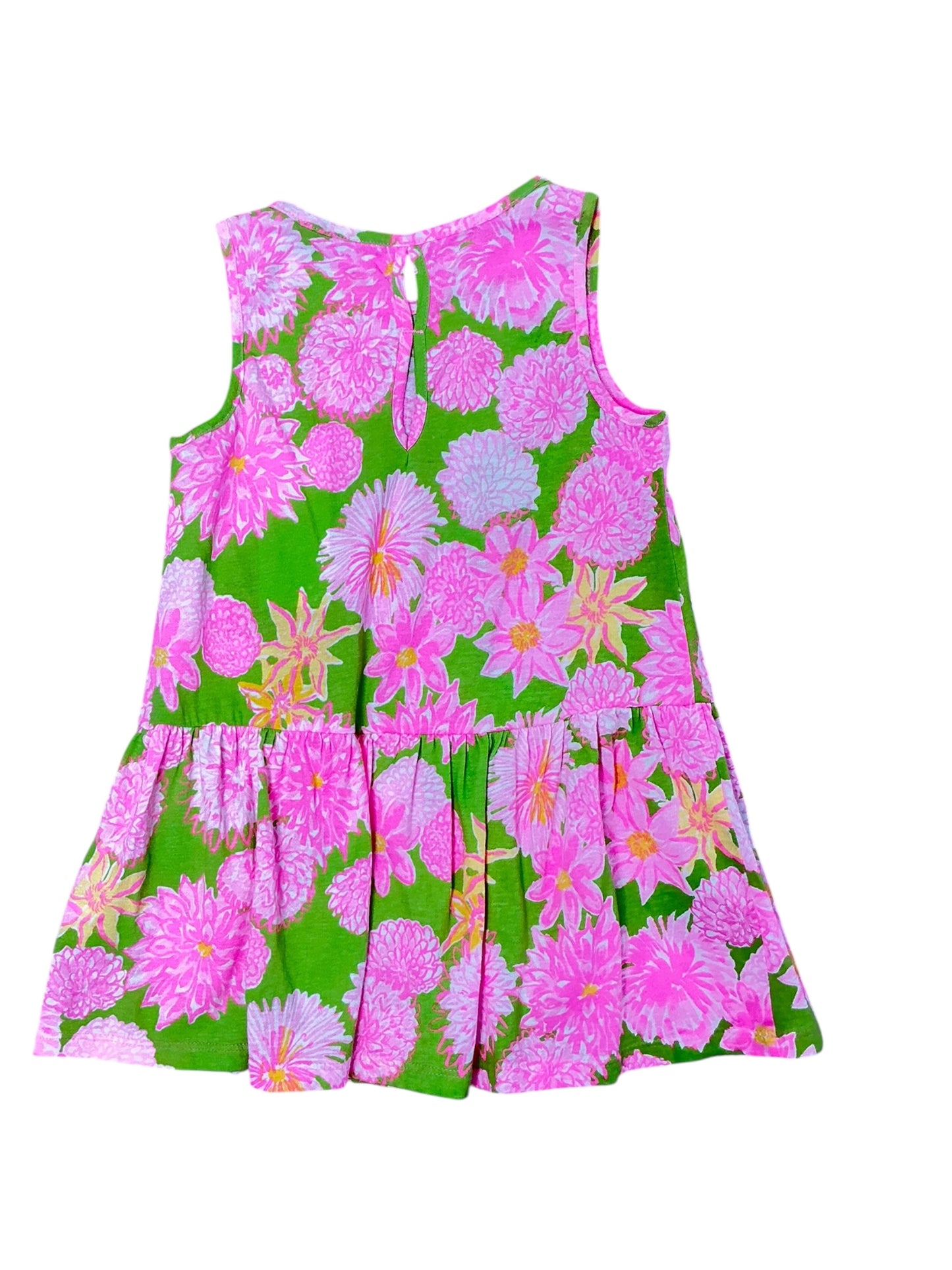 Lilly Pulitzer NWT Girls Mini Dixi Dress - Multi Seaside Garden - Size XS