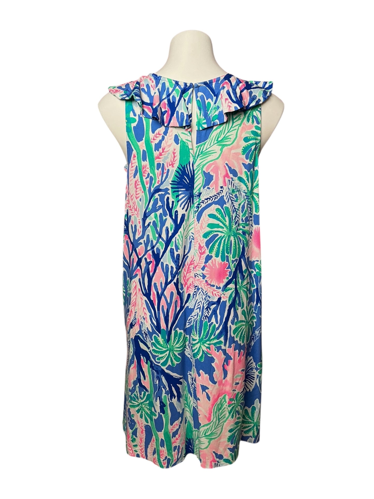 Lilly Pulitzer NWT Esmeralda Dress Multi Jet Stream - Size L