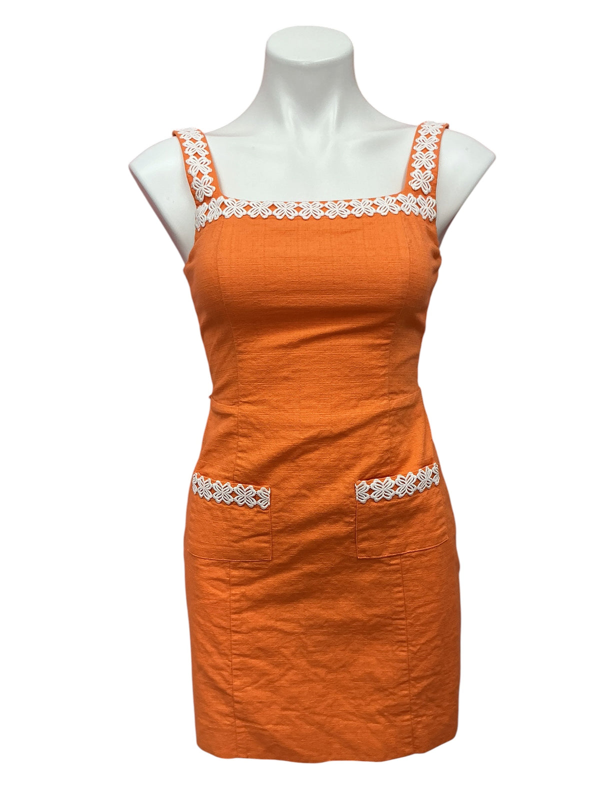 Lilly Pulitzer Isleen Skirted Romper Sunset Orange - Size 00