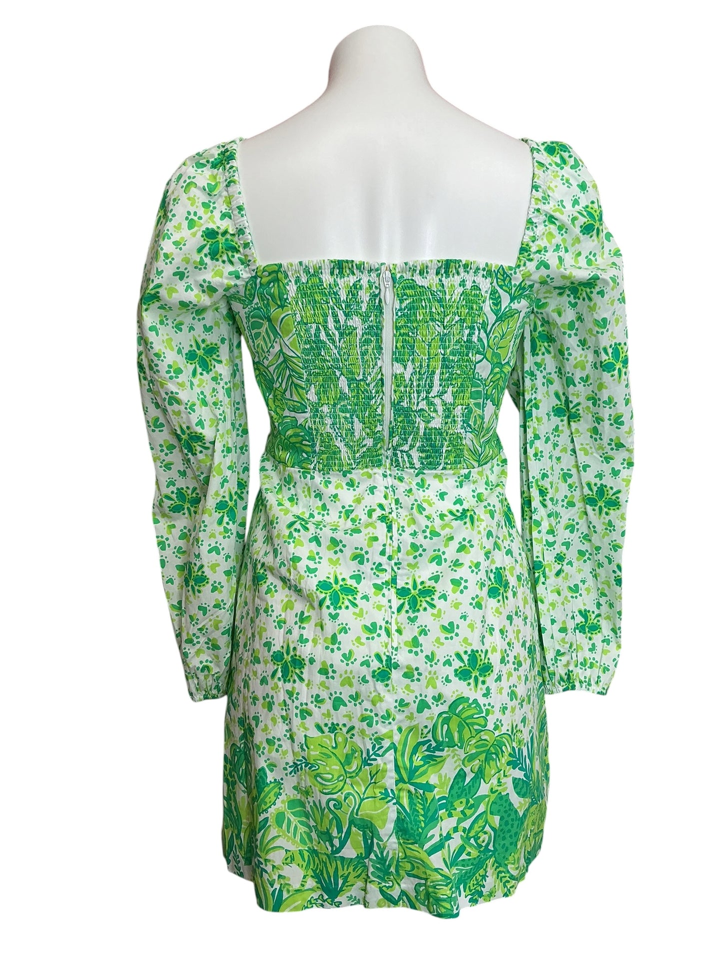 Lilly Pulitzer Esteli Romper Resort White Palm Beach Party Animal - Size 4