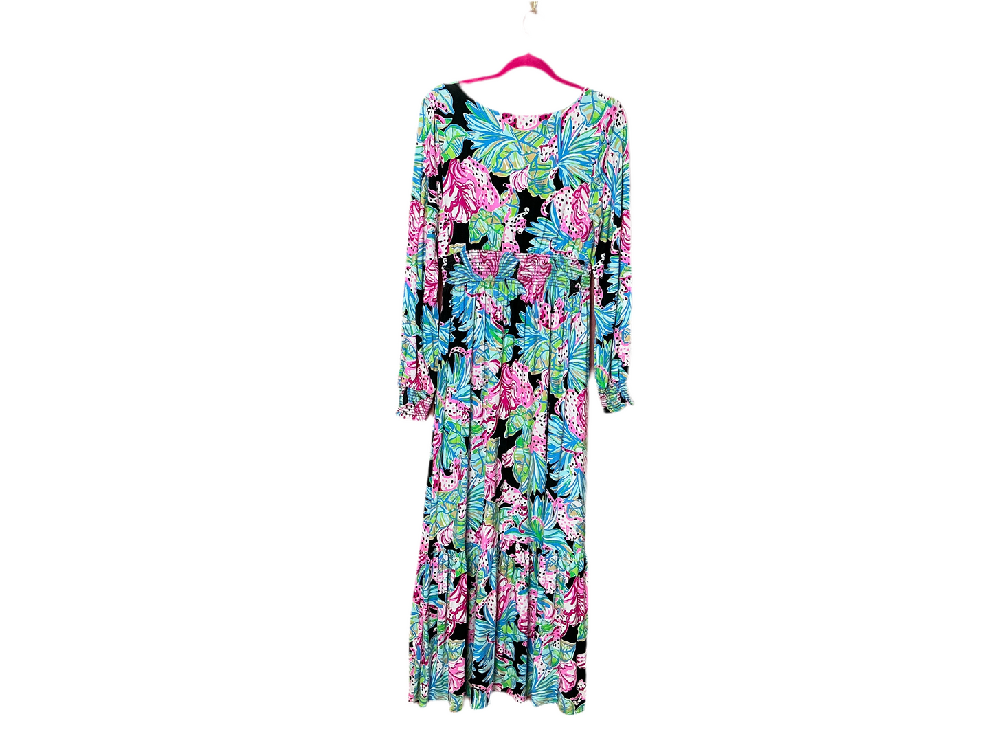 Lilly Pulitzer Onyx Jaguar Maxi Size M