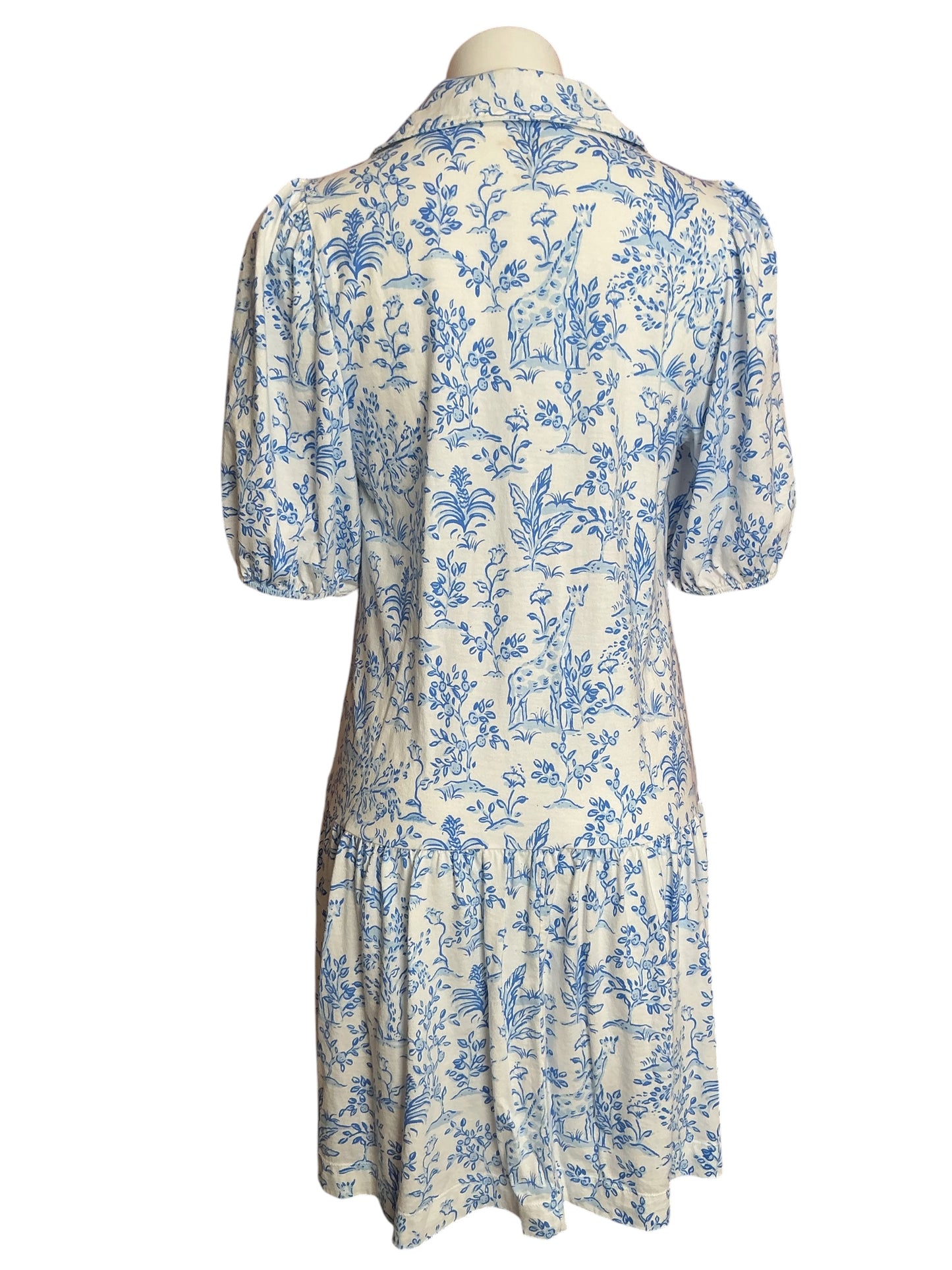 Lilly Pulitzer Bingley Dress Resort White Tall Tales - Size M