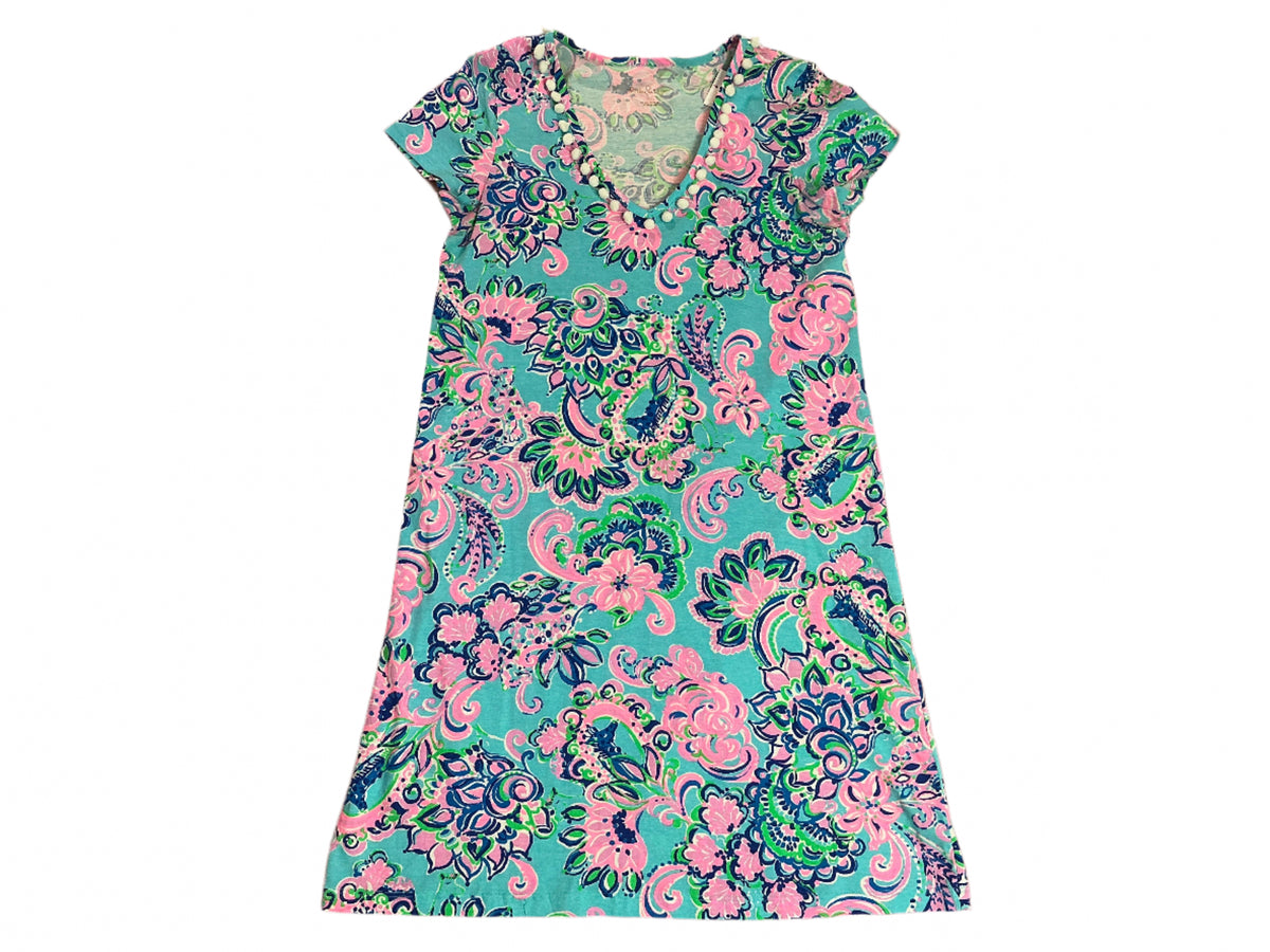 Lilly Pulitzer Etta Dress - Blue Horizon Lungle Sunrise - Size - XS