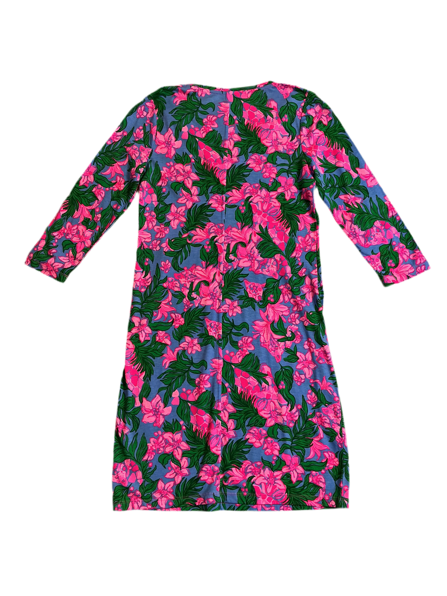 Lilly Pulitzer NWT Tessa 3/4 Sleeve V Neck Cerise Pink Safari Sunset - Size S