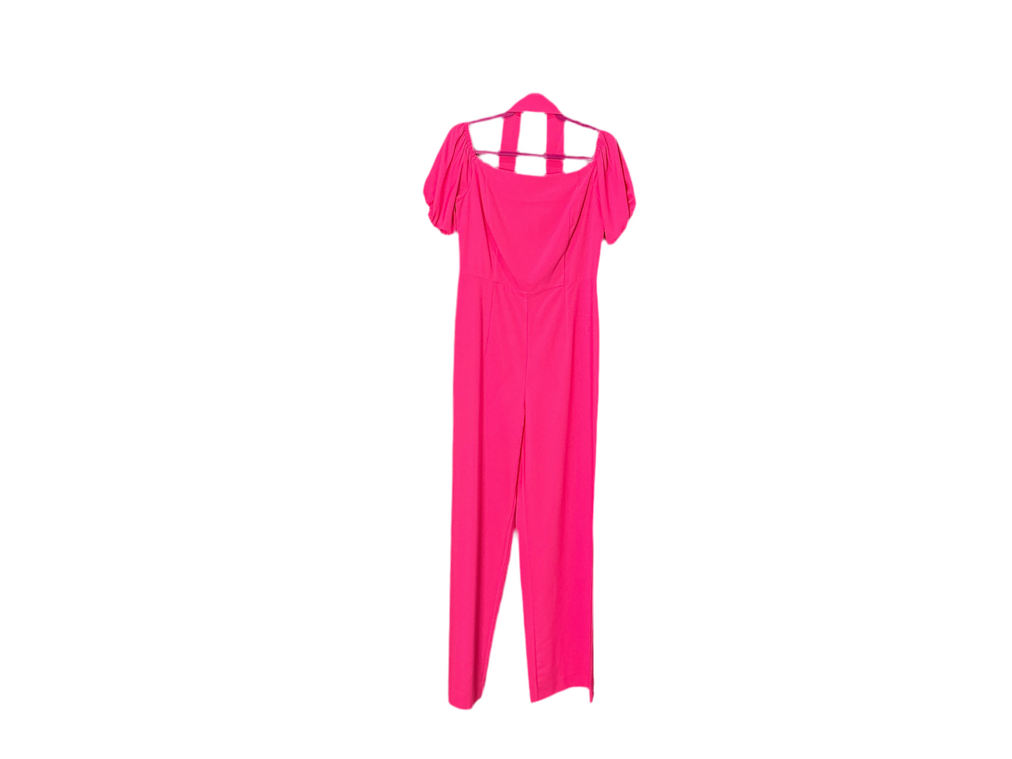 Lilly Pulitzer Bright Pink Jumpsuit with Belt Size 8