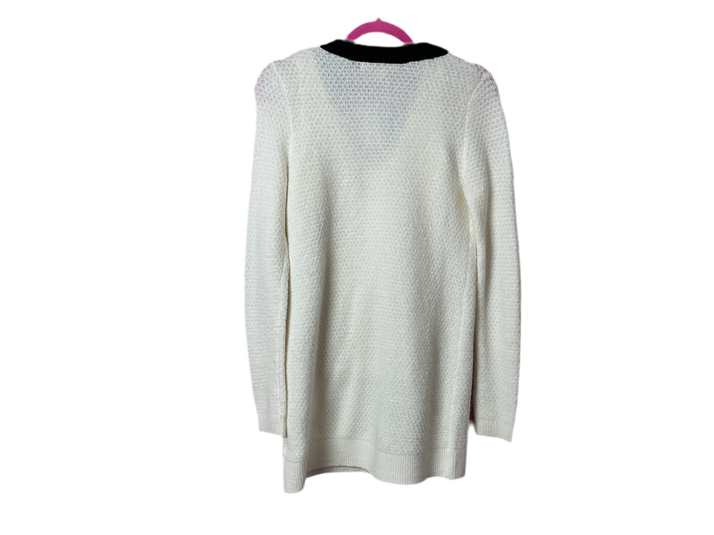 Lilly Pulitzer Davison Sweater Set - Coconut (white with black trim) - Size XXS
