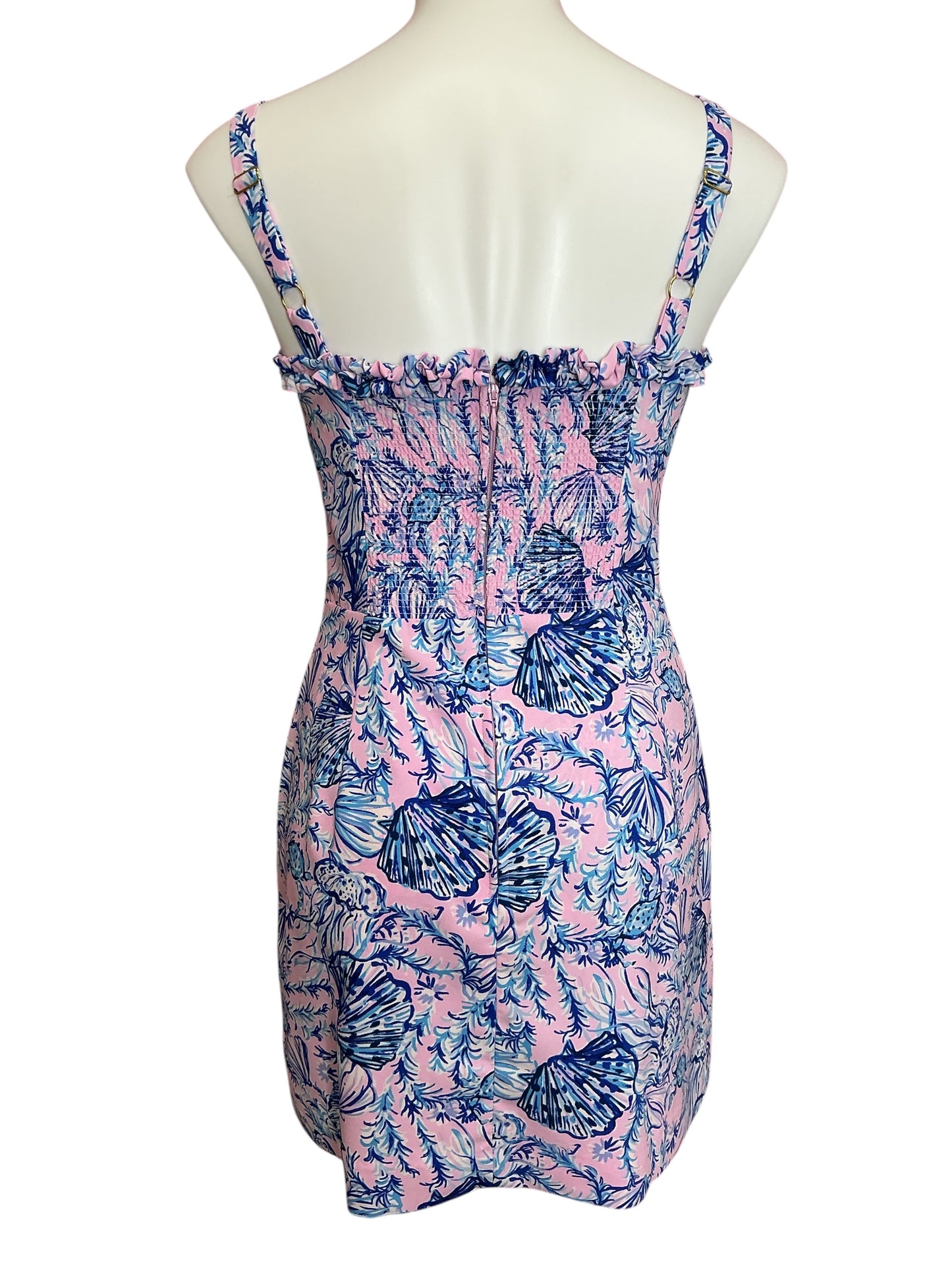 Lilly Pulitzer Zenon Ruffle Romper Magnolia Lilac A Little Jelly - Size 6