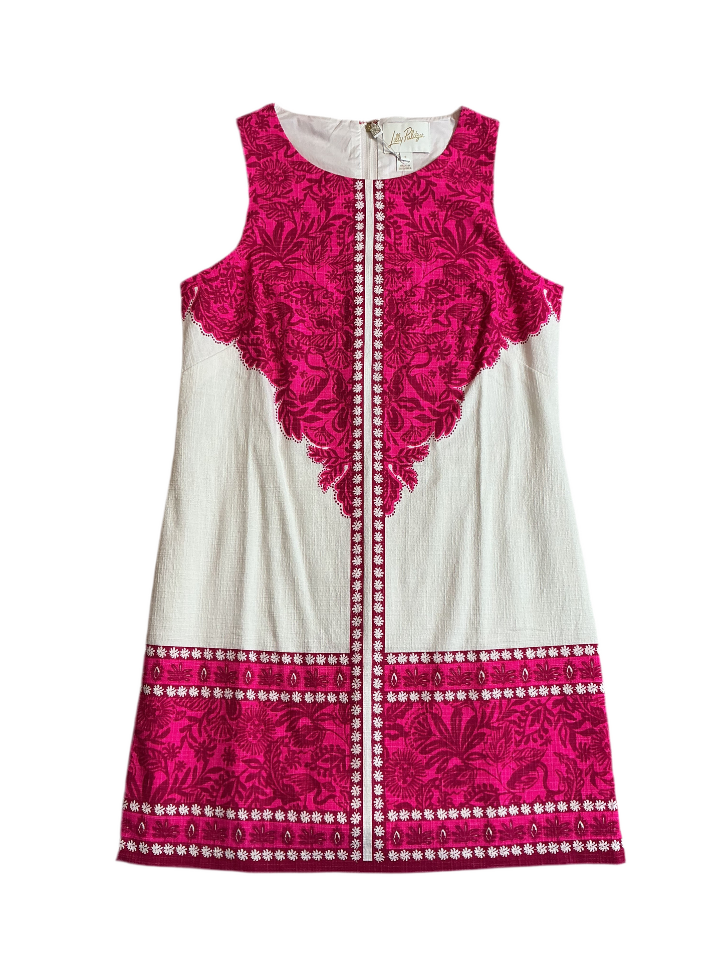 Lilly Pulitzer NWT Mina Sleeveless Romper Dress Passion Fruit Pink Jungle Escape - Size 6