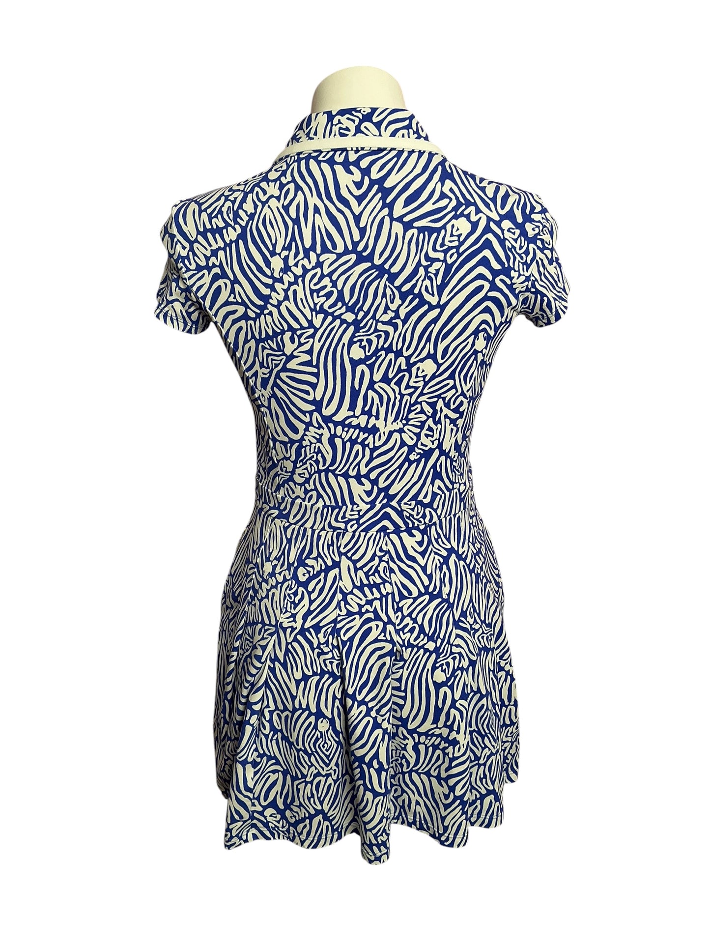 Lilly Pulitzer UPF 50+ Luxletic Alona Dress Martinique Blue Zee Bebe