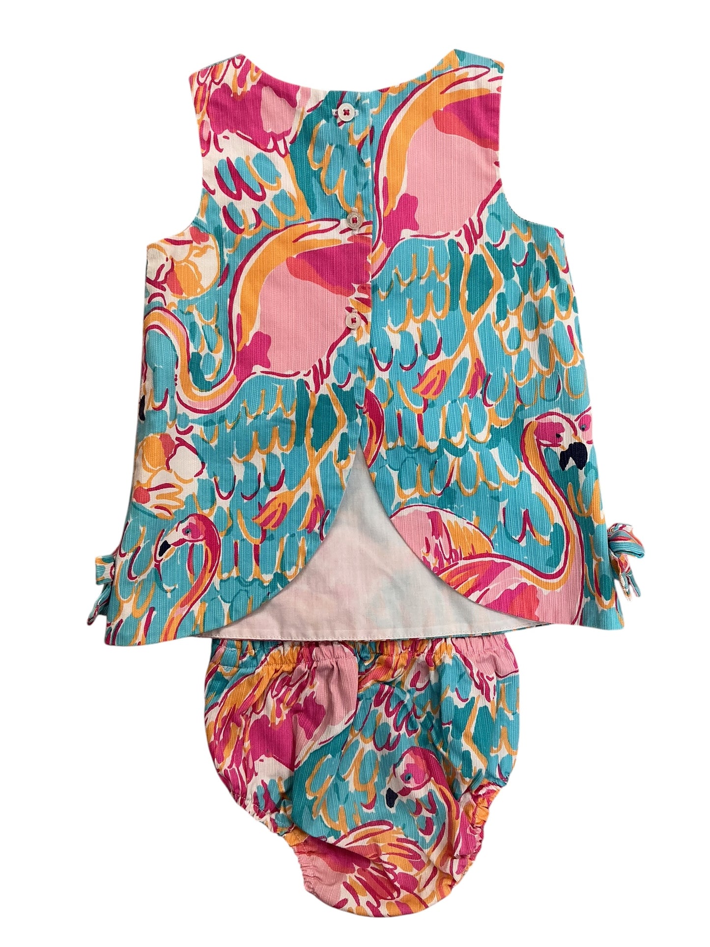 Lilly Pulitzer Kids Girls 2PC Set Baby Lilly Shift Dress Peel And Eat - Size 6-12 MO