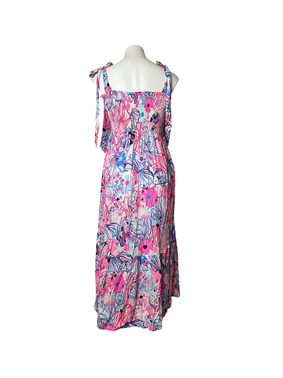 Lilly Pulitzer Rivera Midi Dress Make A Splash Prosecco Pink - Size XS