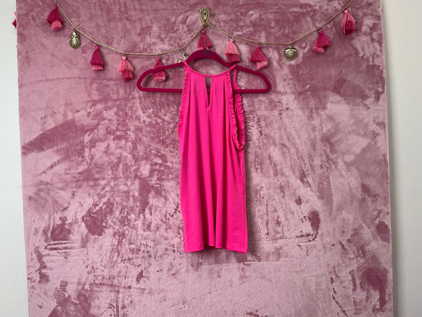 Lilly Pulitzer NWT Alek Top Raz Berry - Size XS