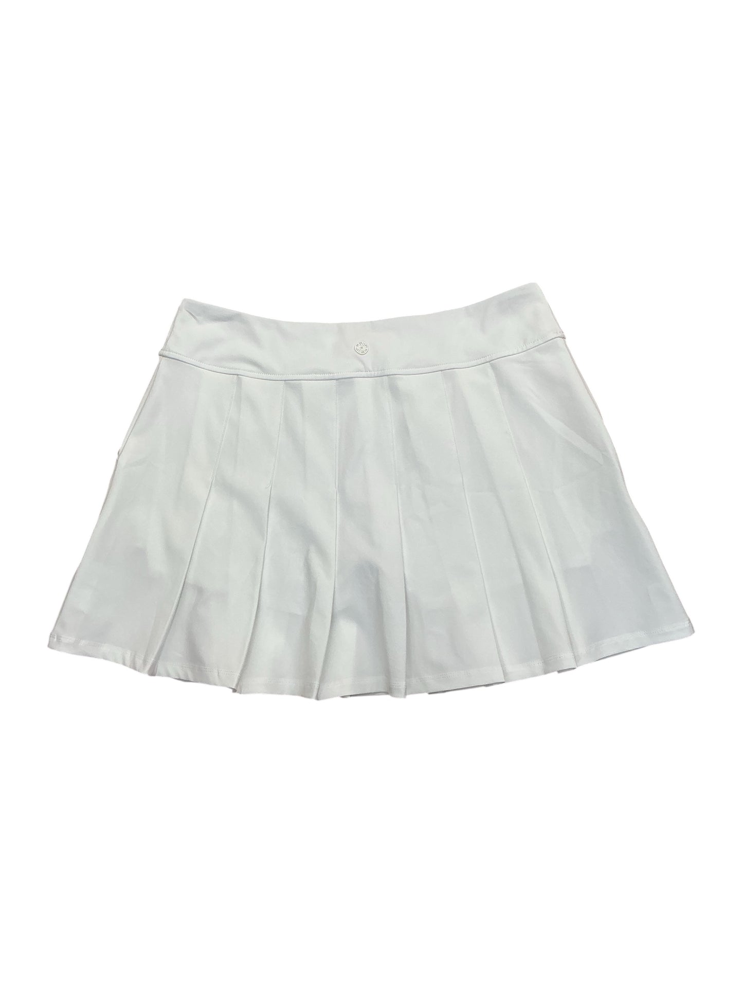 Lilly Pulitzer Luxletic Priska Pleated Skort UPF 50+ Resort White - Size 12