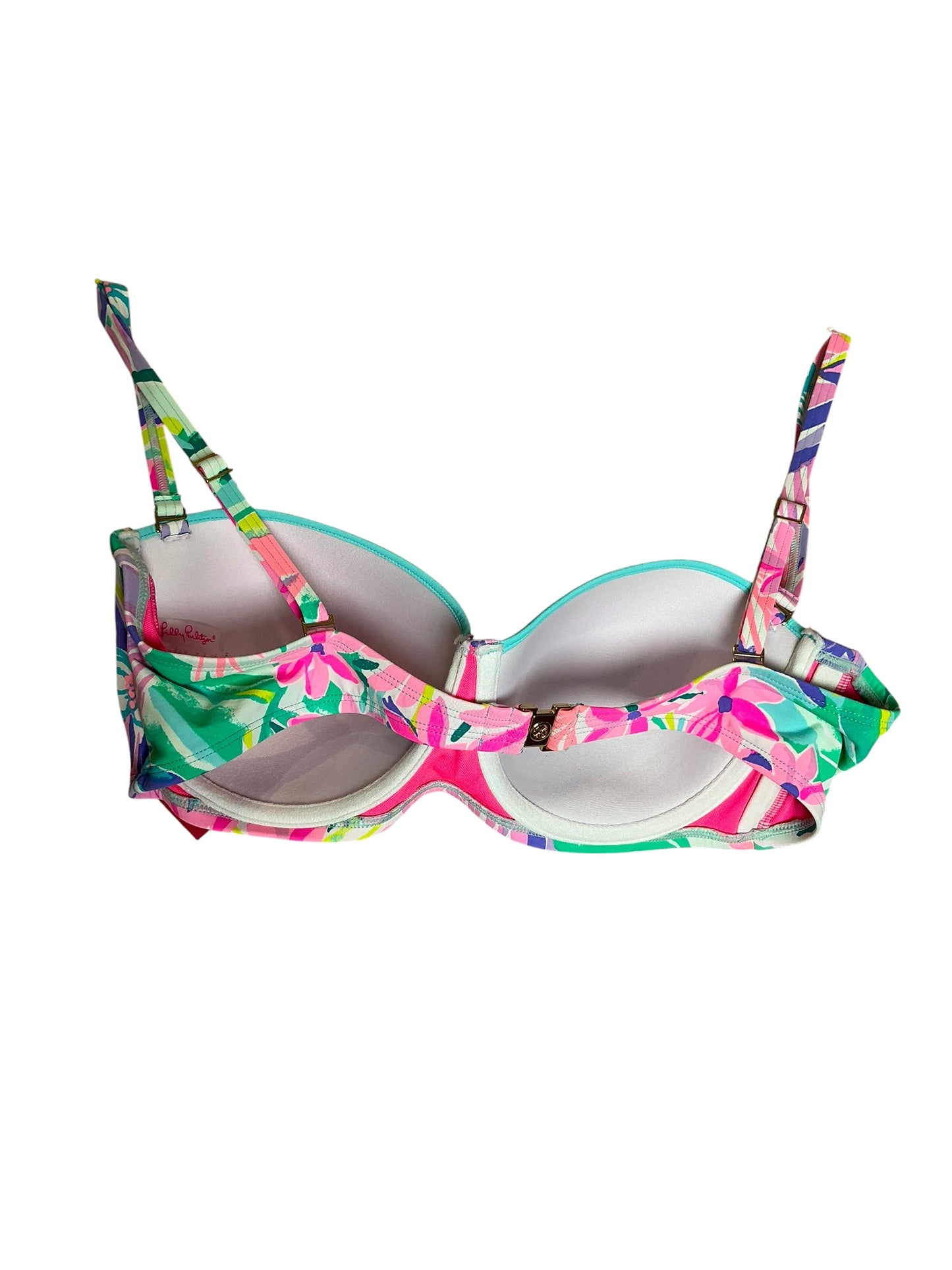 Lilly Pulitzer Blossom Underwire Bikini Top Catch the Wave - Size 10